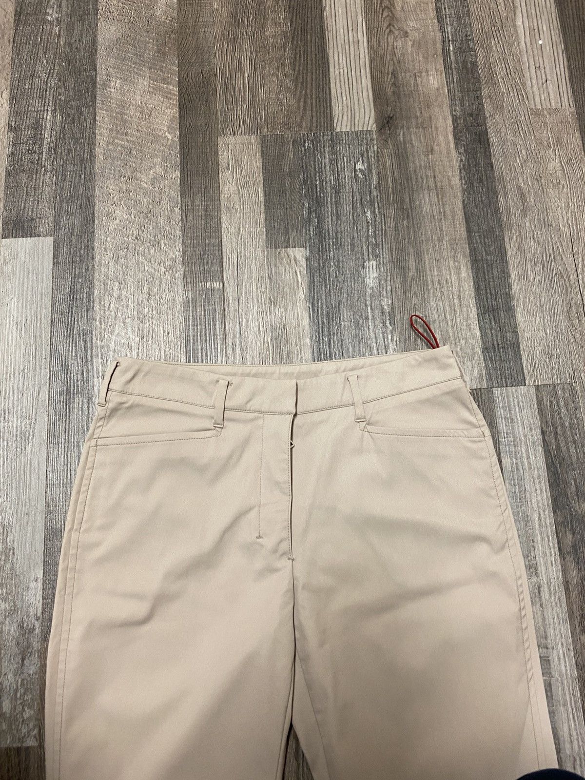 Prada Prada Linea Rossa Trousers Khaki Pants Red Tab Rare Size US 26 / EU 42 - 3 Thumbnail
