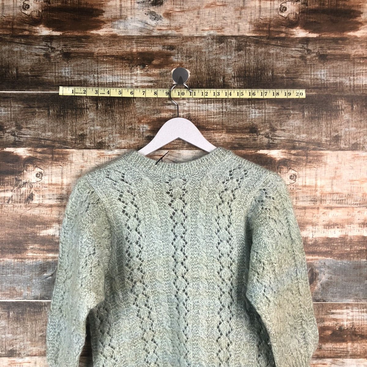 Japanese Brand Japan cardigan vintage faded Green Knitwear #A2282 Size S / US 4 / IT 40 - 11 Thumbnail