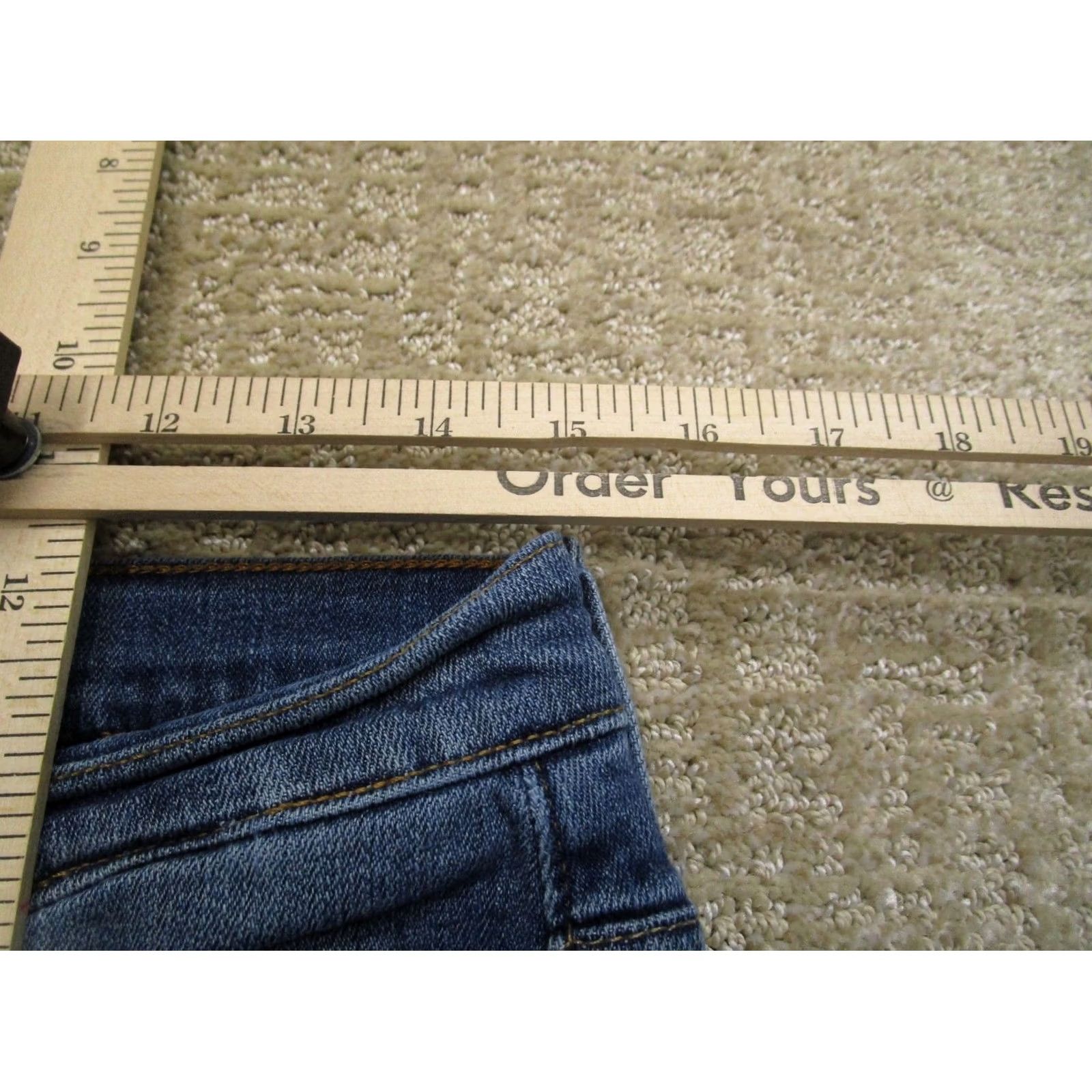 Lucky Brand Lucky Brand Easy Rider Jeans Women 8 Blue Bootcut Mid Rise Light Wash Denim Pants Size 30" / US 8 / IT 44 - 5 Thumbnail