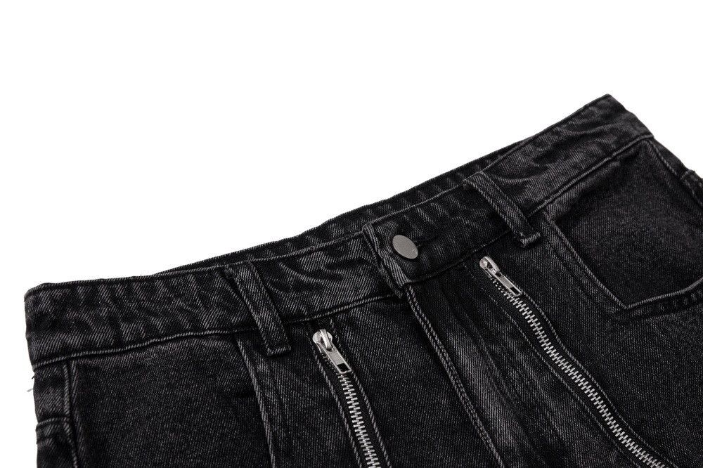 Vintage American men's distressed loose flared washed jeans Size US 32 / EU 48 - 3 Thumbnail