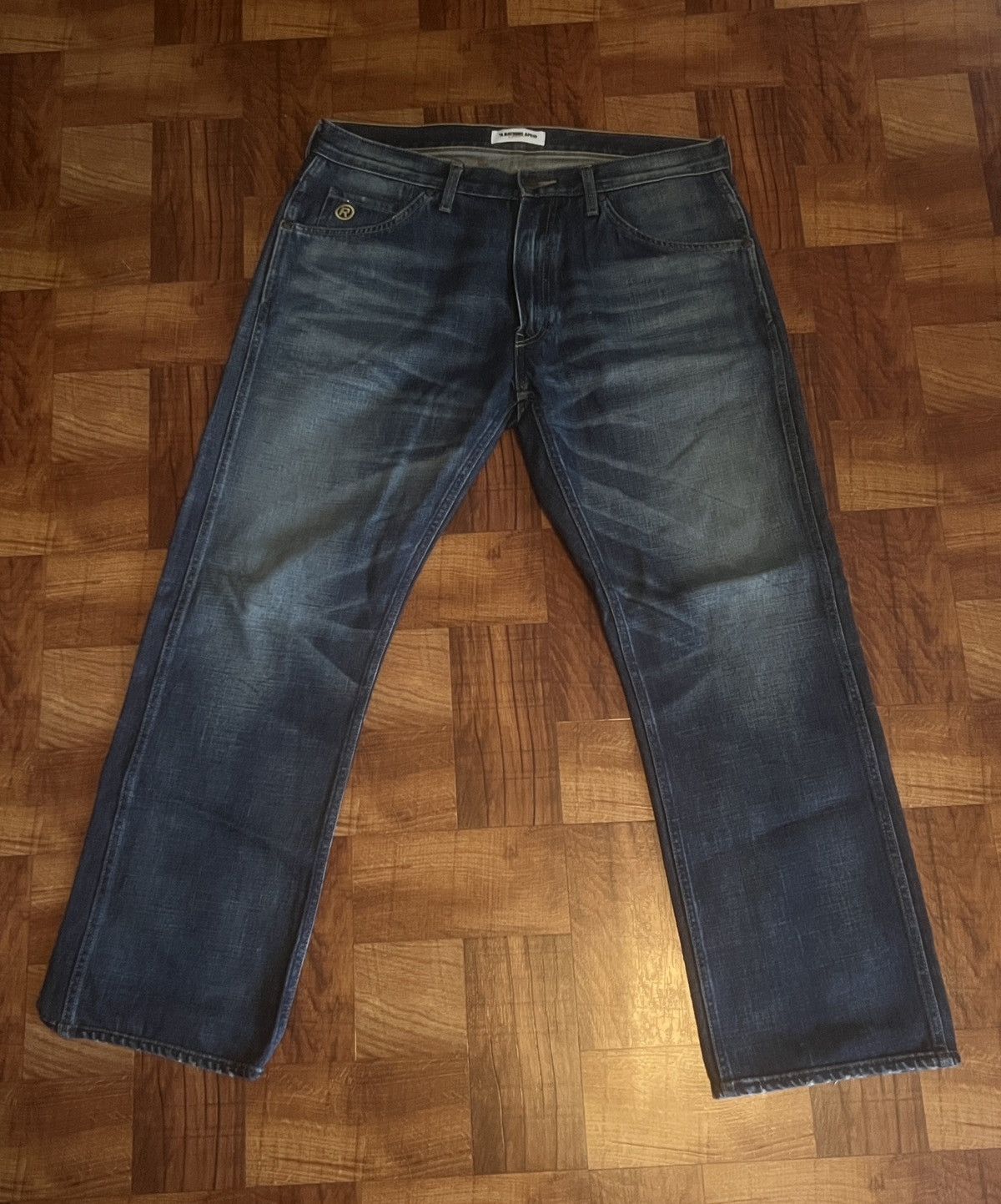 Bape denim jeans size L