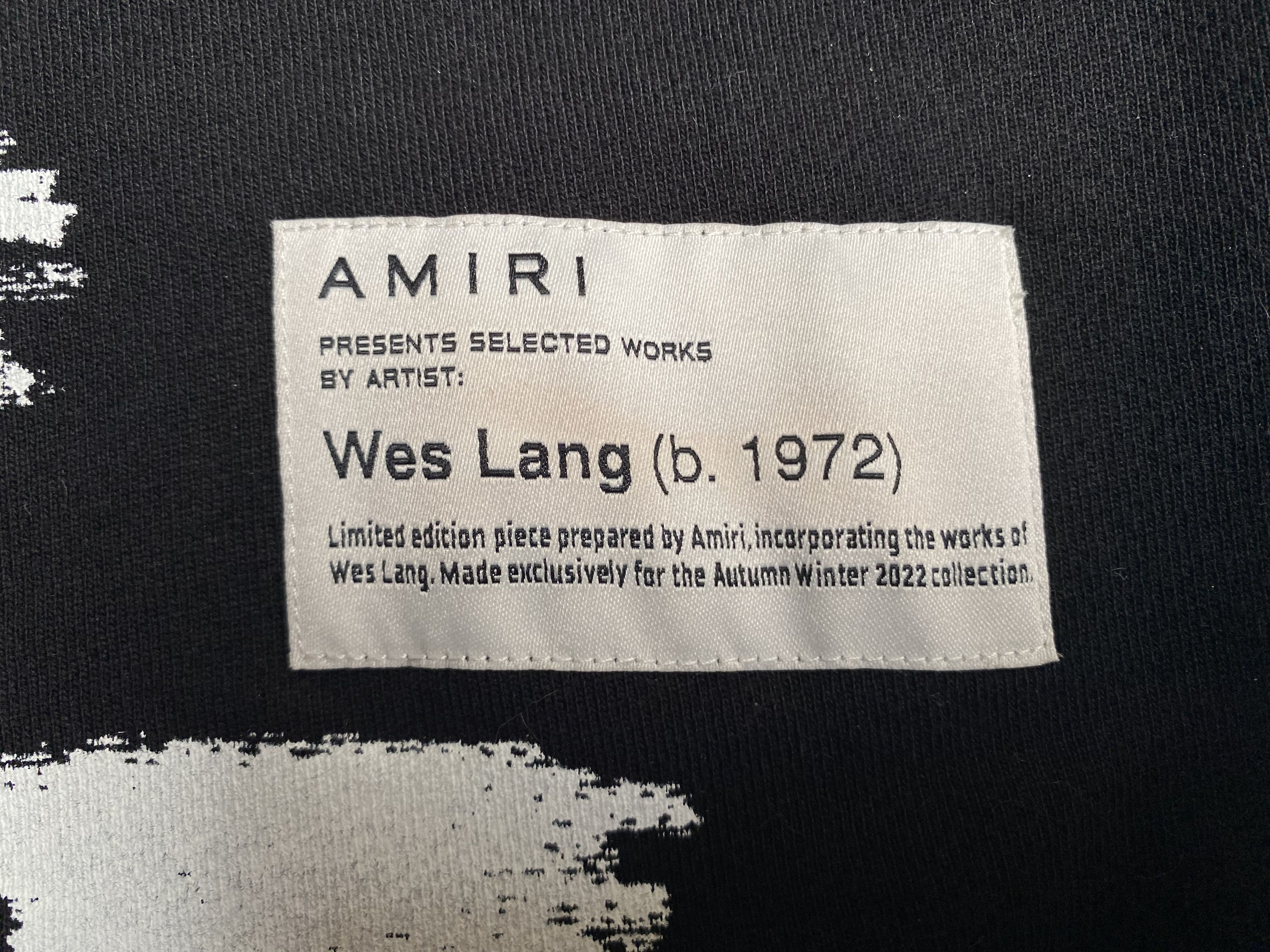 Amiri × Wes Lang Amiri / Wes Lang Embroidered Sketch Crewneck Sweatshirt Size US M / EU 48-50 / 2 - 7 Thumbnail