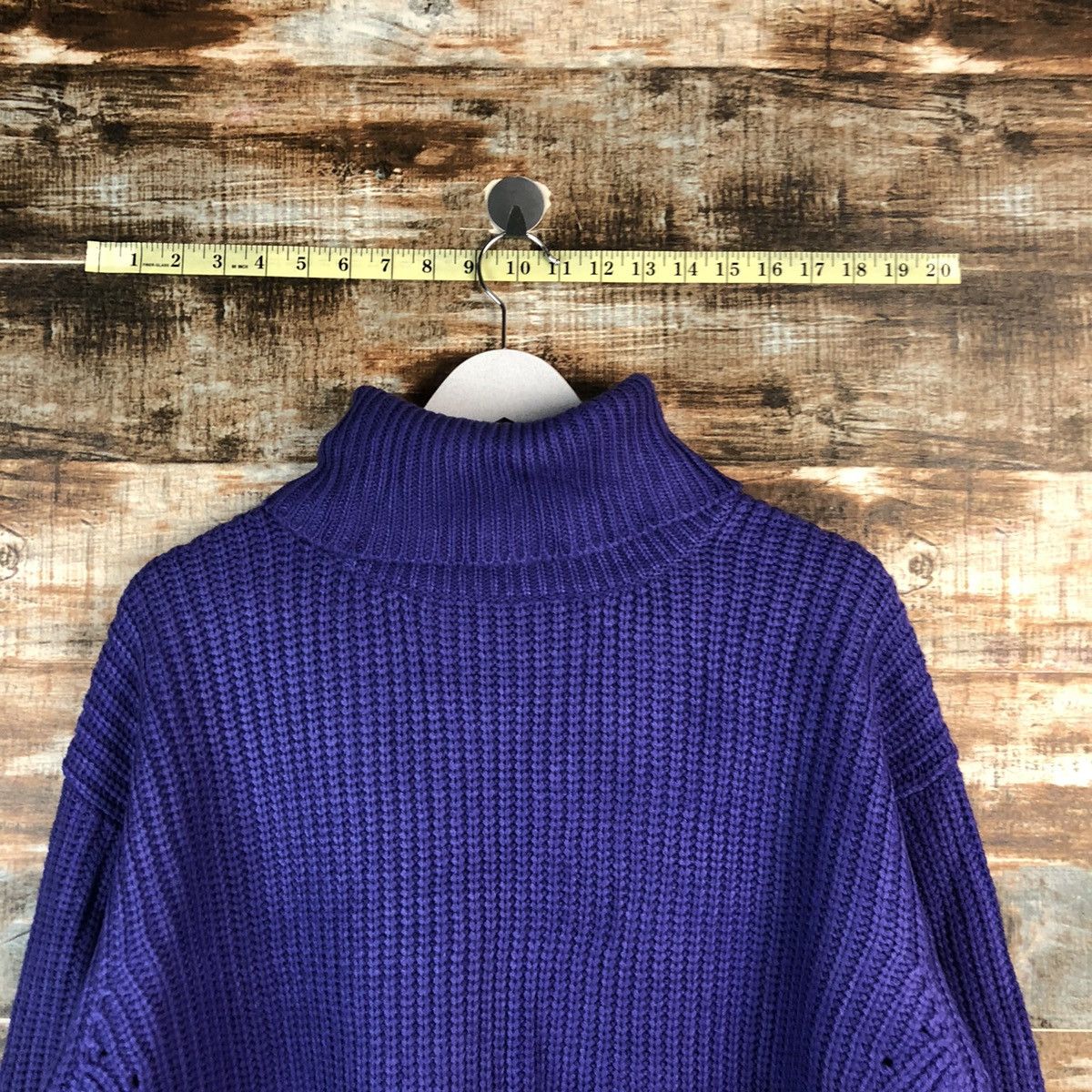 Homespun Knitwear × LOWRYS FARM Lowyrs Farm Purple Knitwear #A2349 Size XL / US 12-14 / IT 48-50 - 4 Thumbnail