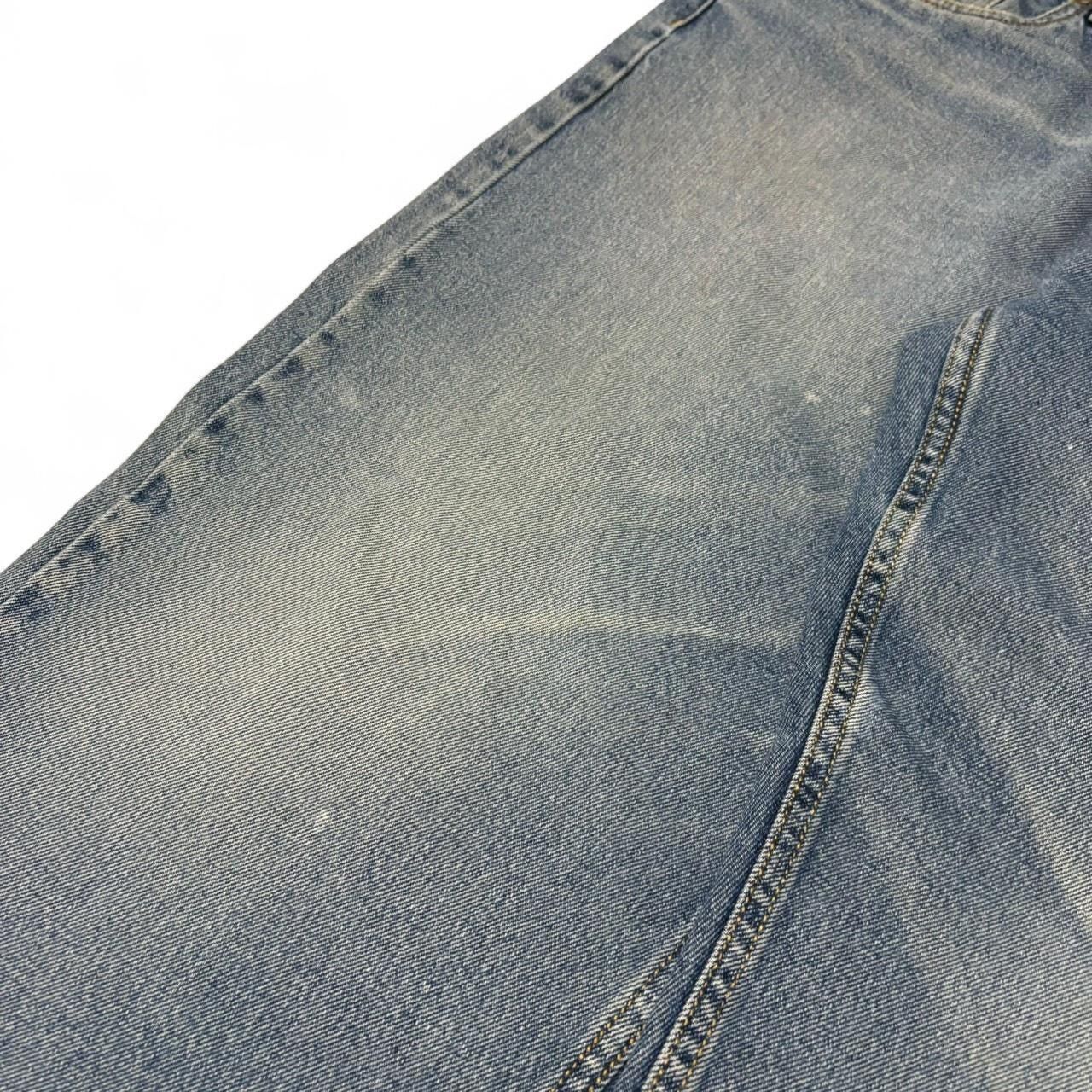 Vintage Vintage 00s Faded Blue Baggy Denim Jeans Size US 40 / EU 56 - 3 Thumbnail