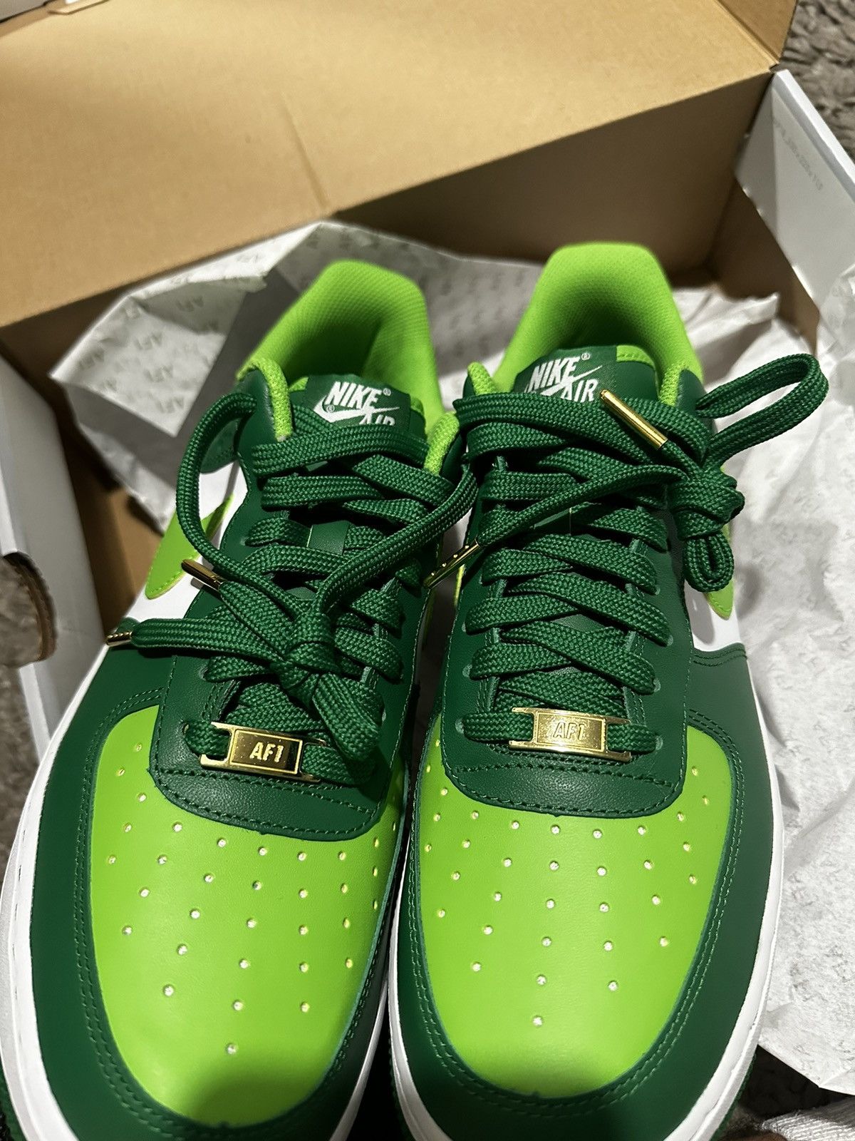 Nike AF1 st patty’s day 2021 Size US 10 / EU 43 - 1 Thumbnail