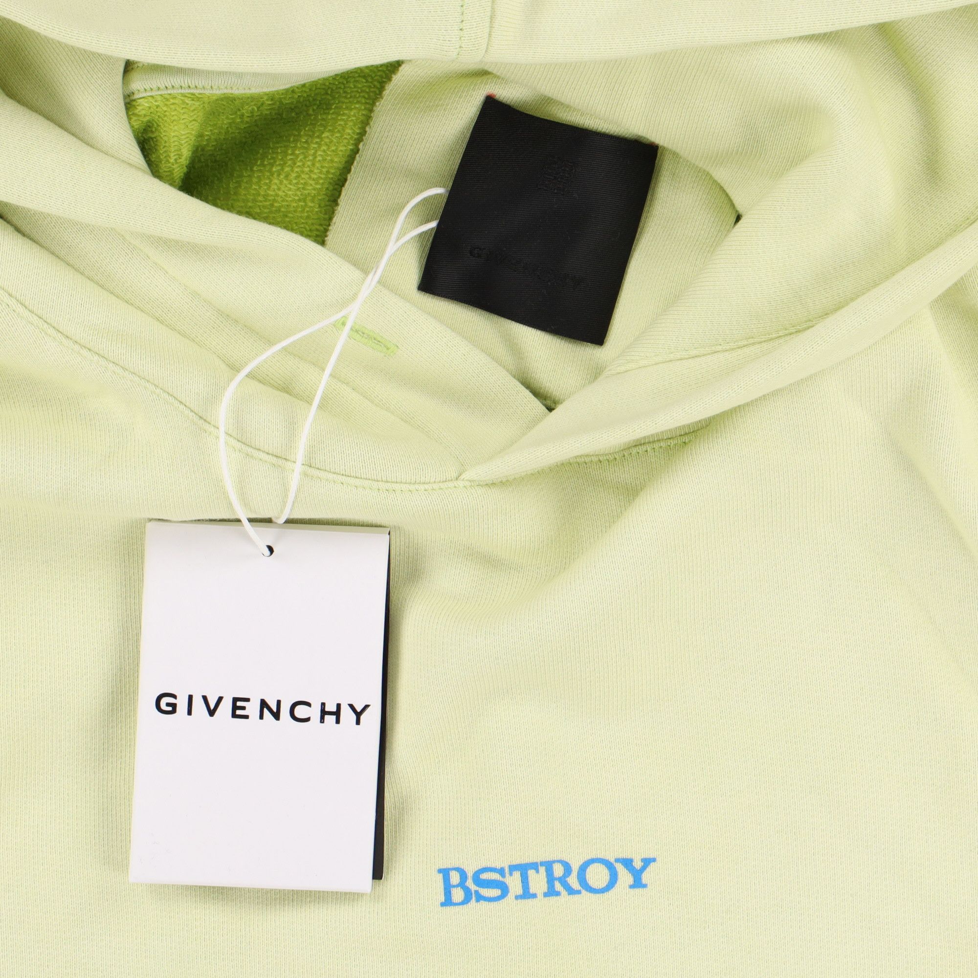 (B).Stroy × Givenchy Green Double Hood Oversized Logo Hoodie Size US XL / EU 56 / 4 - 6 Thumbnail