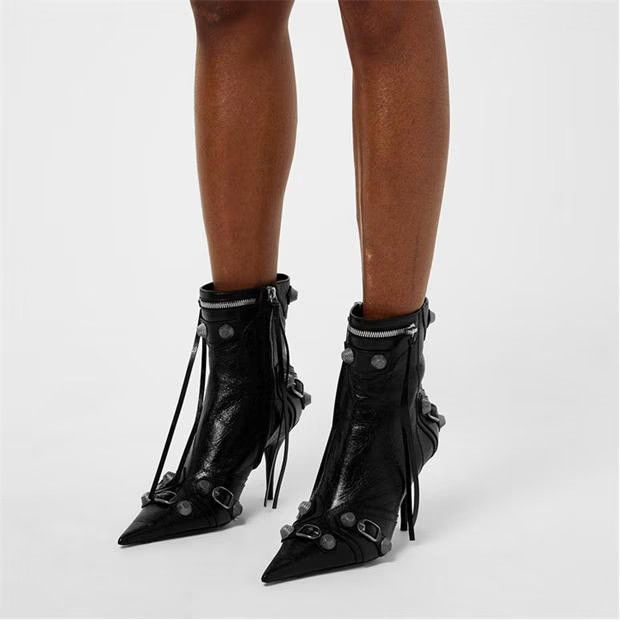 Balenciaga o1y0625 Ankle Boots in Black Size US 6 / IT 36 - 5 Thumbnail