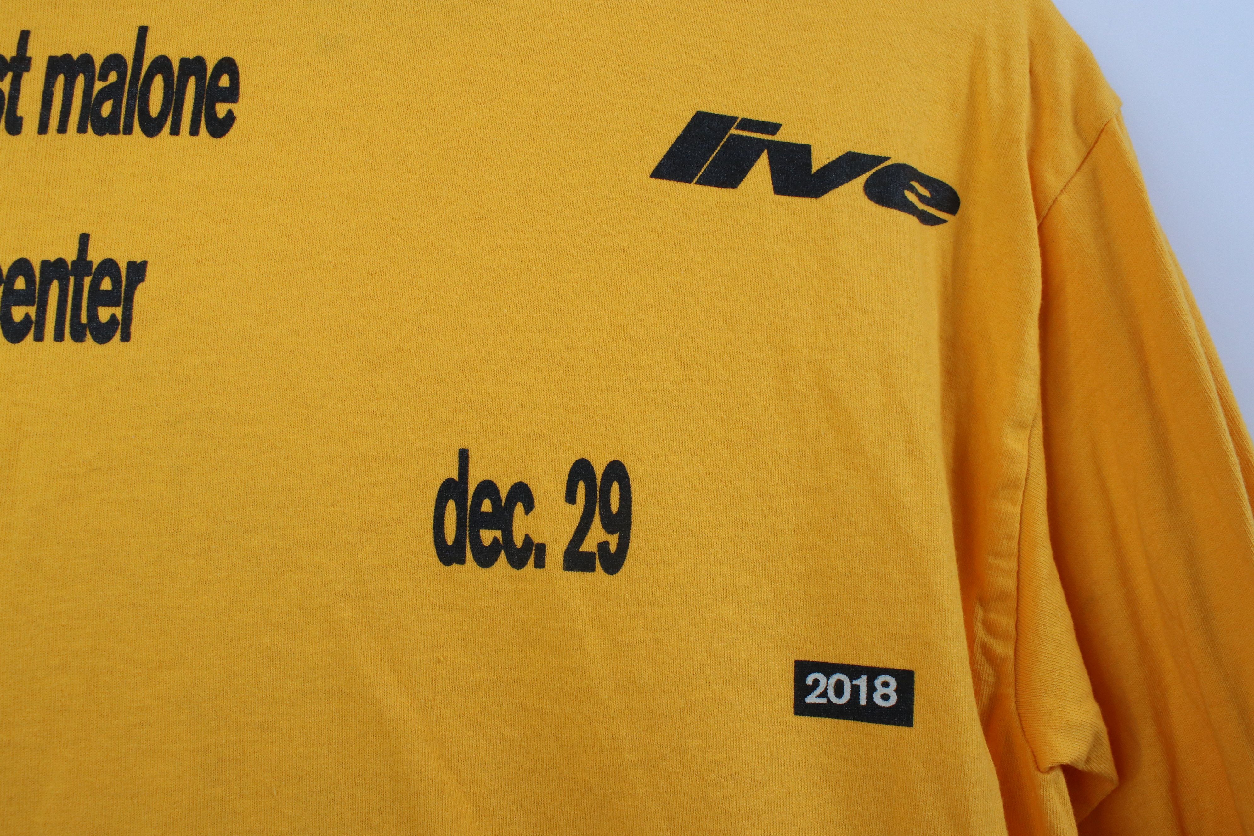 Vintage Vintage Y2K Posty Co 2018 Post Malone Long Sleeve T-Shirt Size US M / EU 48-50 / 2 - 12 Thumbnail