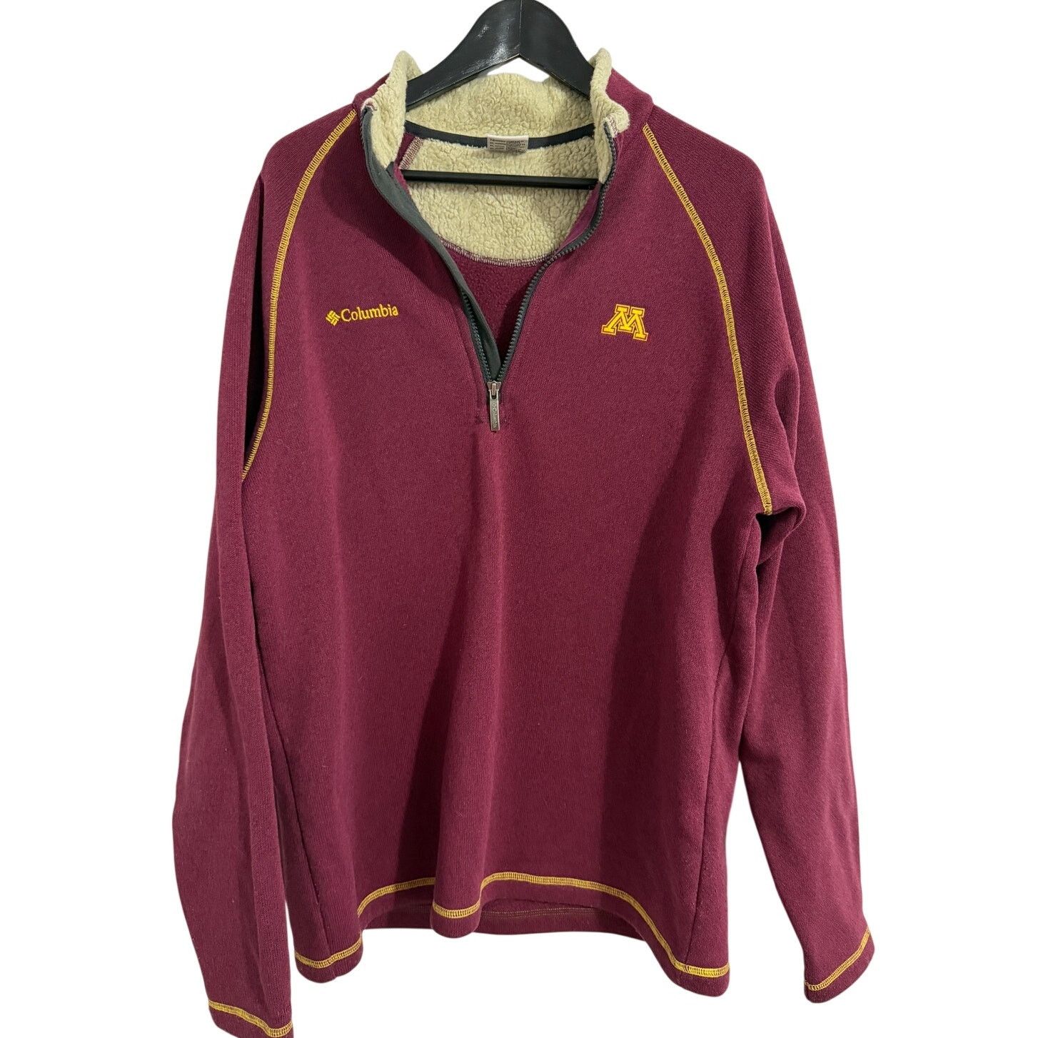 Columbia Minnesota Gophers Fleece-Lined 1/4-Zip Size XL Size US XL / EU 56 / 4 - 1 Thumbnail