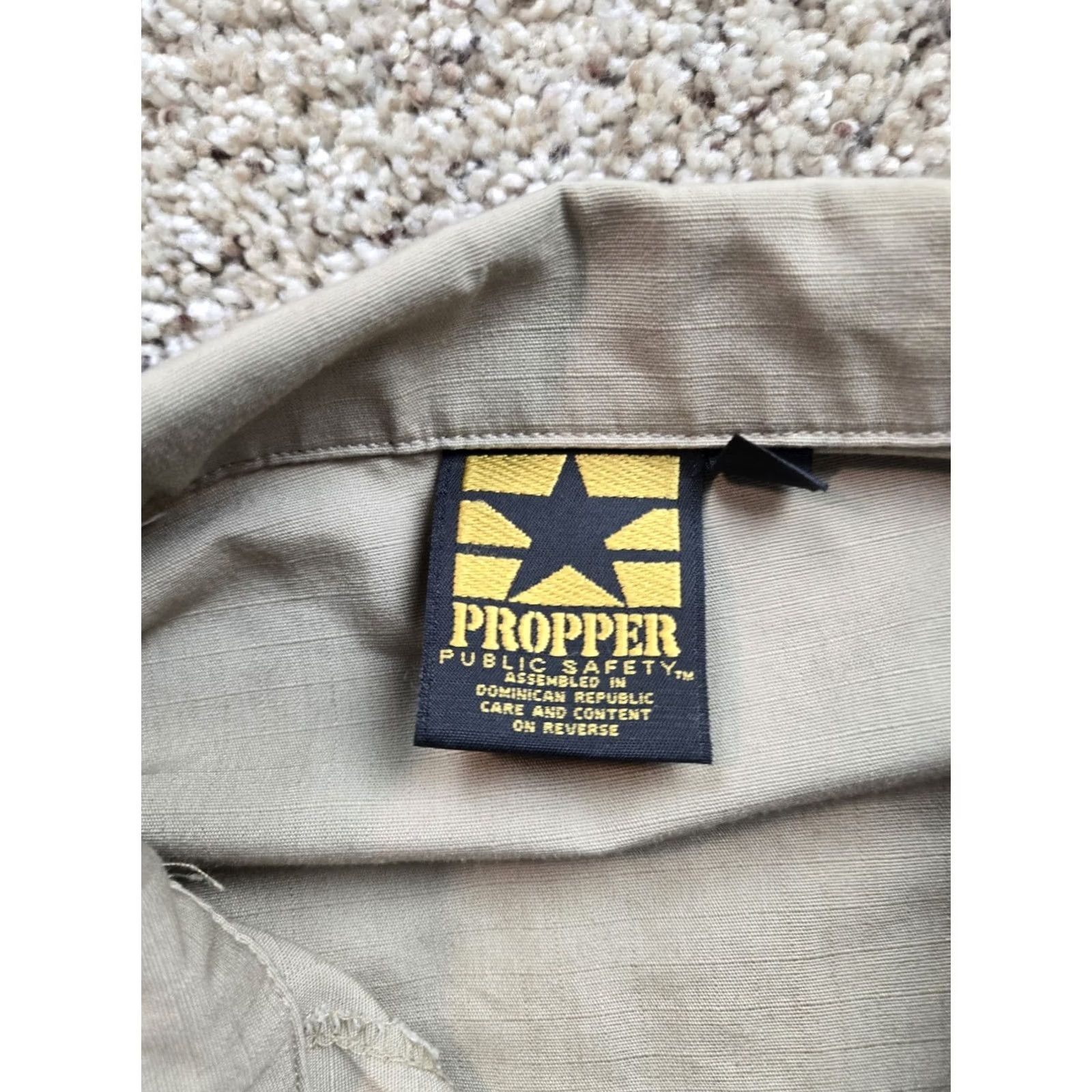 Propper VINTAGE PROPPER Jacket Mens Large Long Brown Khaki Military Combat Size US L / EU 52-54 / 3 - 7 Thumbnail