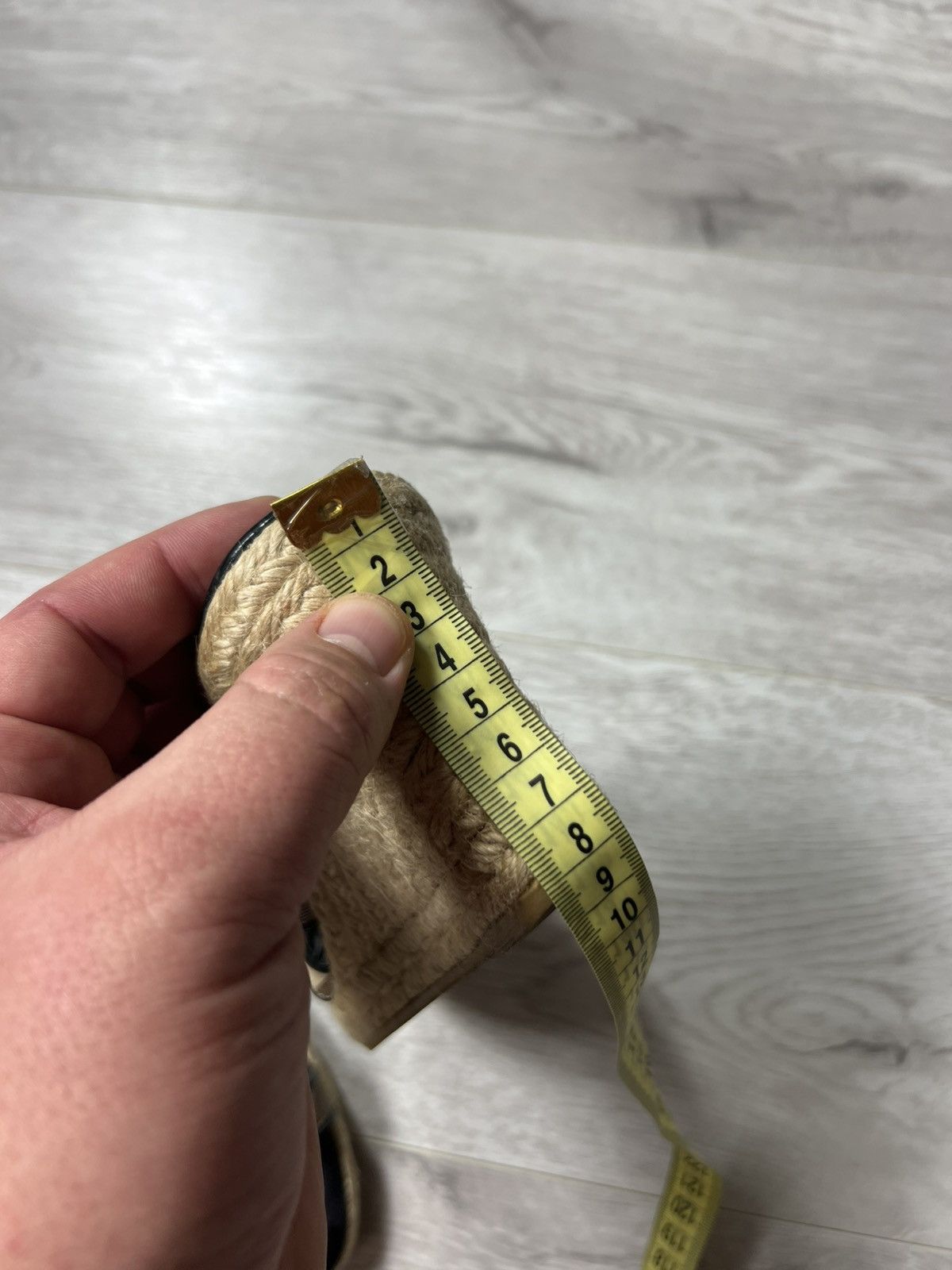 Burberry Women’s Nova Check Leather Wedge Espadrille Sandals