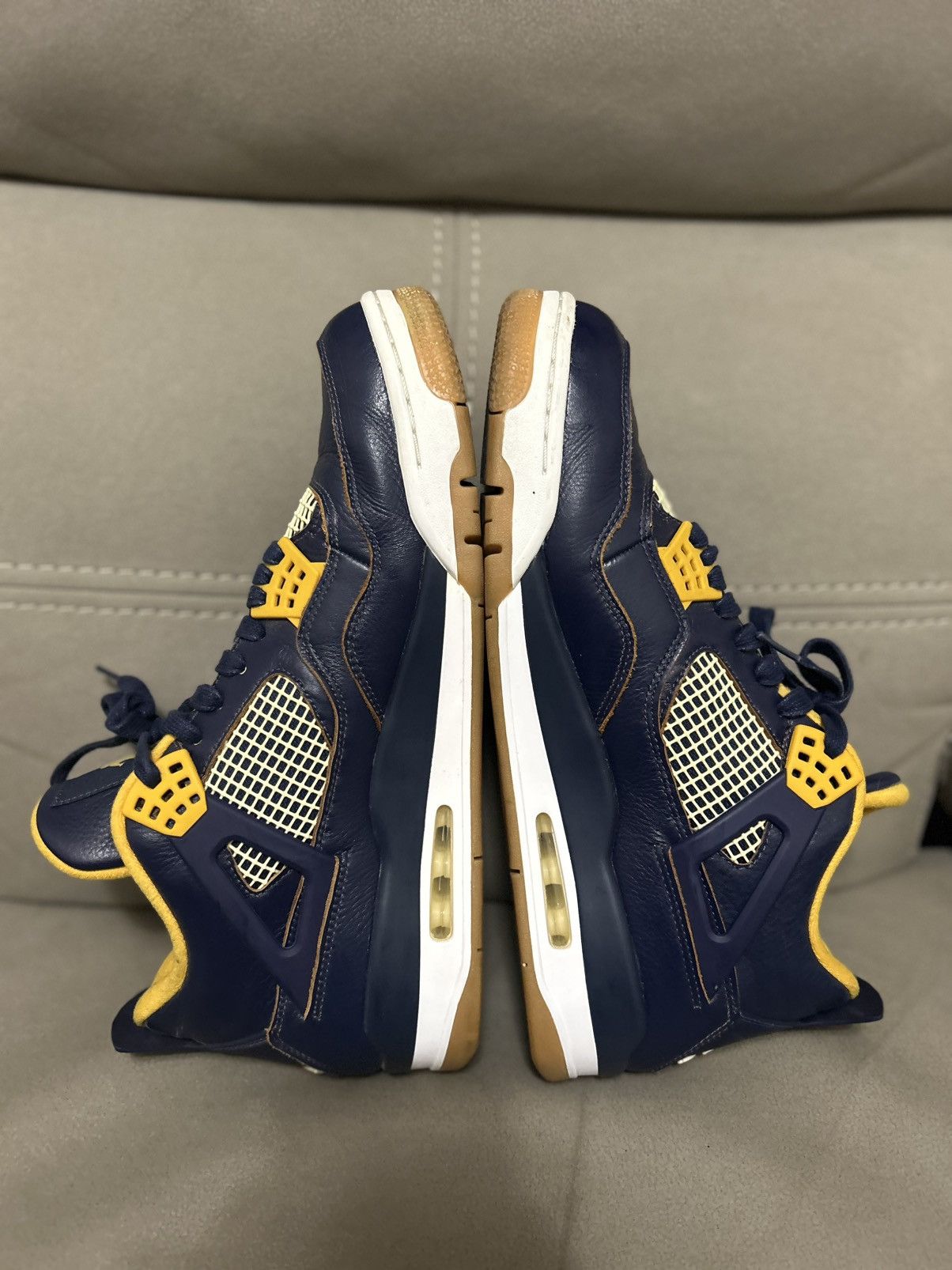 Jordan Brand Air Jordan Retro IV (4) Midnight Navy “Dunk From Above” Size US 13 / EU 46 - 5 Thumbnail