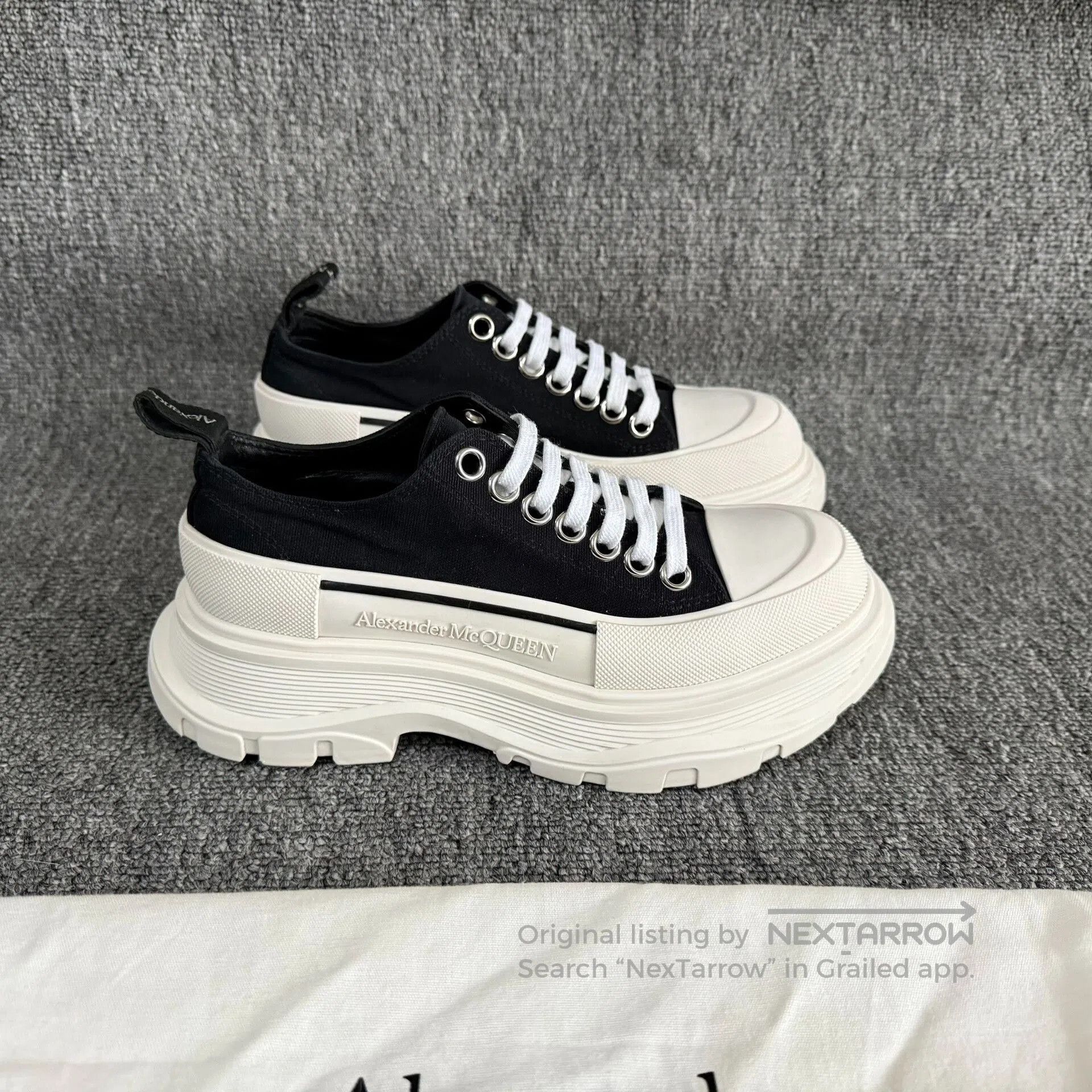 Alexander McQueen Alexander McQueen Platform Canvas Shoes 35.5. Size US 4.5 / IT 34.5 - 5 Thumbnail