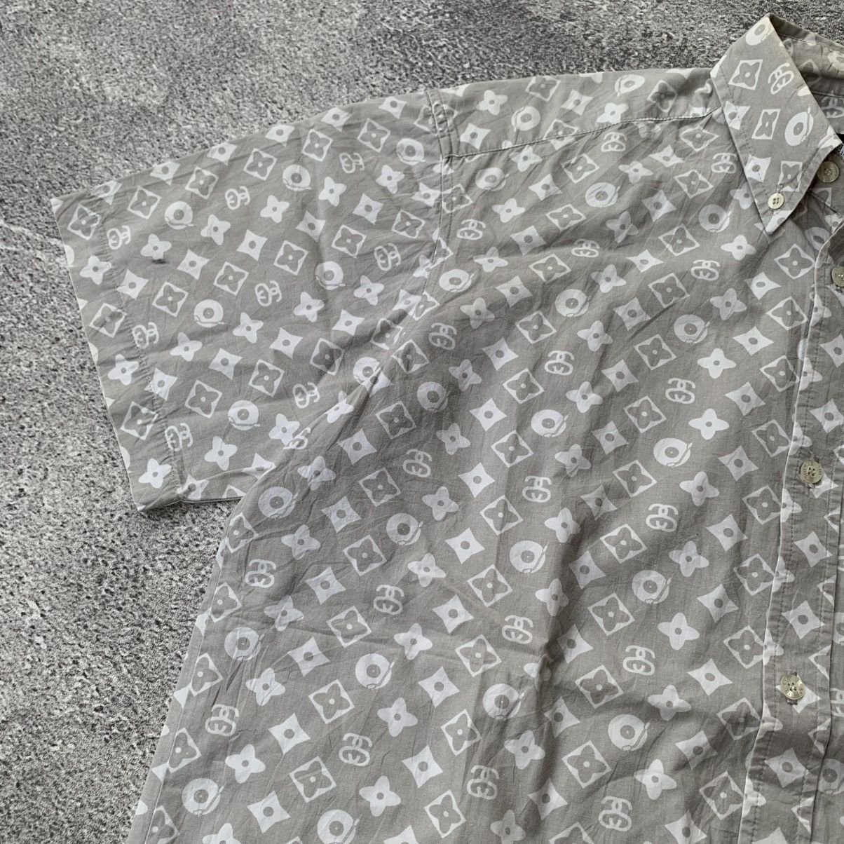 Stussy × Vintage 💥Rare💥 90’s Stussy LV monogram Shirt Size US M / EU 48-50 / 2 - 5 Thumbnail