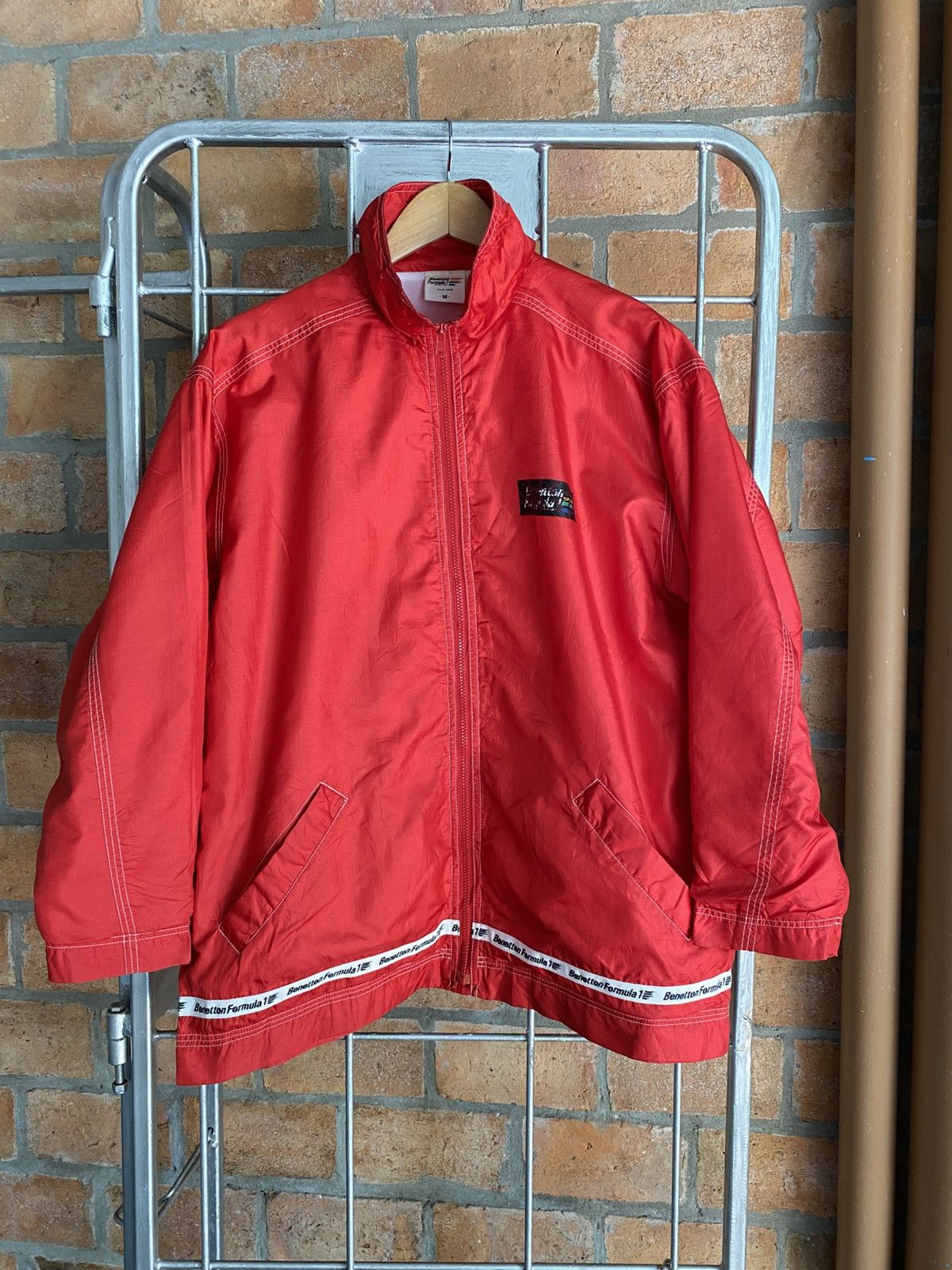Benetton Benetton Formula 1 Red Racing-Inspired Zip Jacket Size US M / EU 48-50 / 2 - 13 Thumbnail