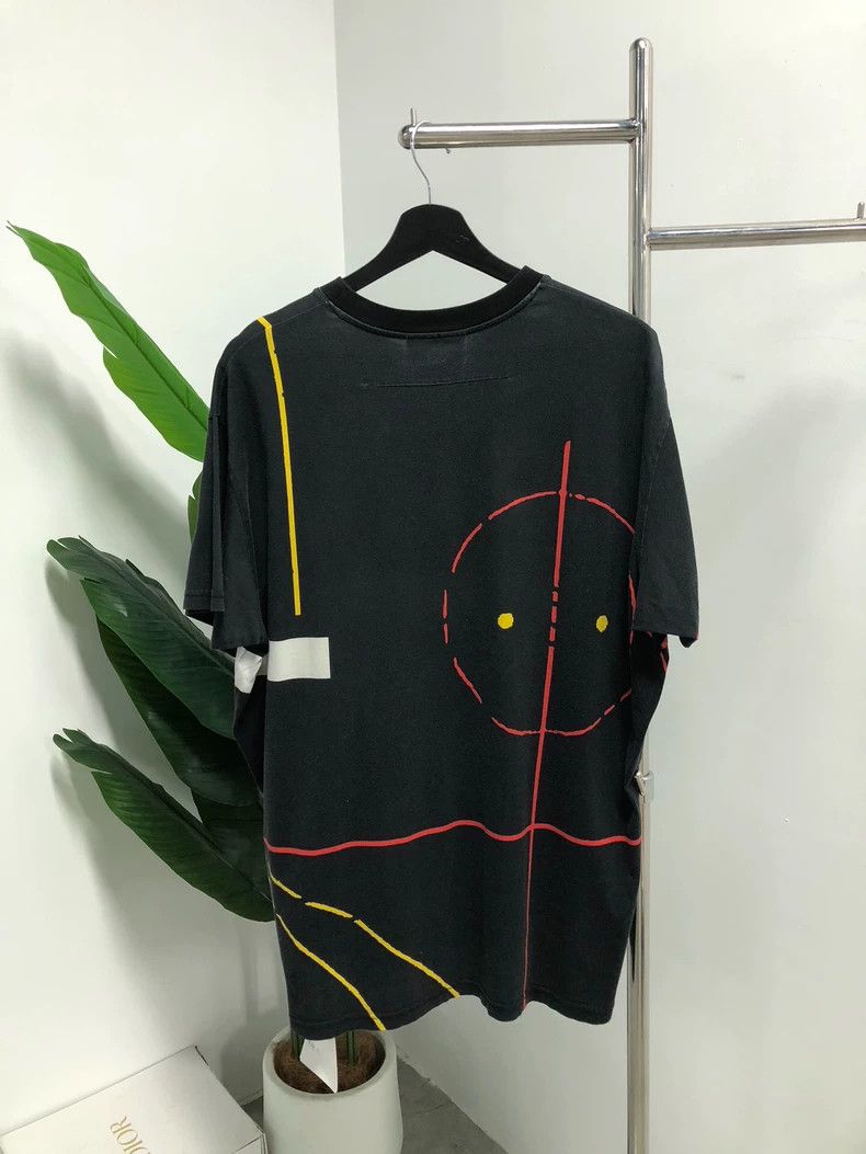 Givenchy Givenchy Line Pattern T-Shirt Black XX Size US XXS / EU 40 - 2 Thumbnail