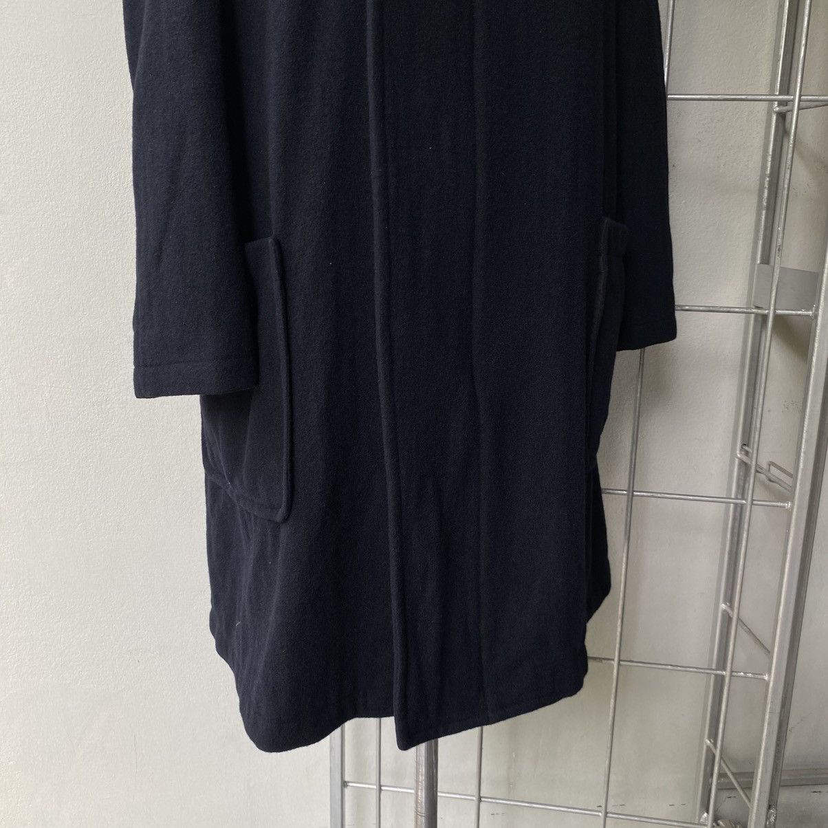 Zucca ZUCCA Black Wool Coat Size M / US 6-8 / IT 42-44 - 11 Thumbnail