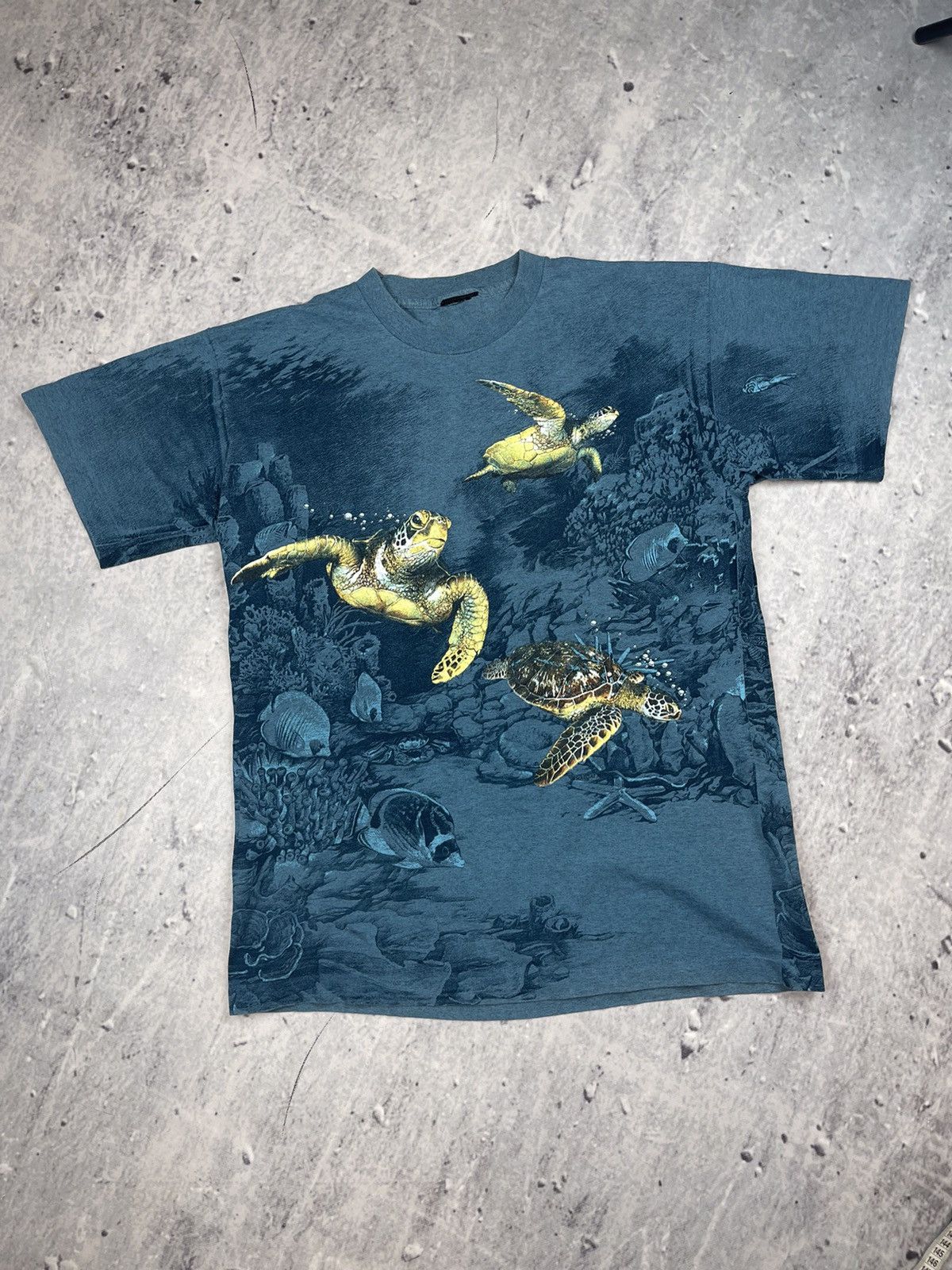 Vintage 🔥Turtle vintage 80-90s Nature Animal tee Size US XL / EU 56 / 4 - 1 Thumbnail