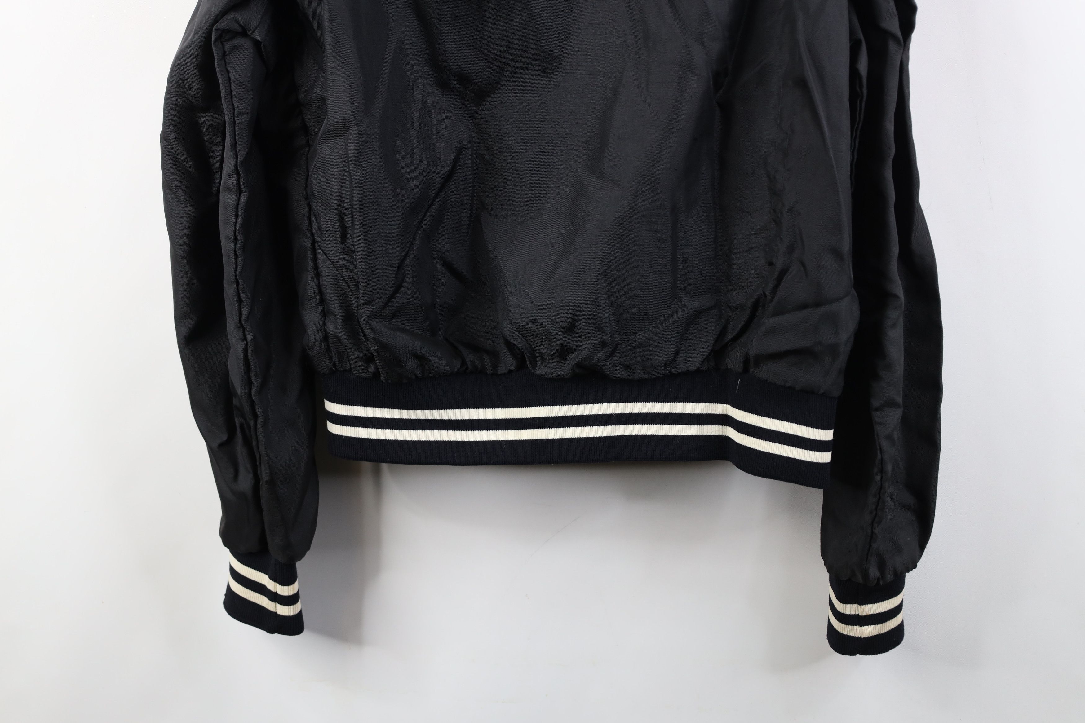 Vintage Vintage 80s 90s Streetwear Striped Pullover Satin Jacket USA Size US L / EU 52-54 / 3 - 16 Thumbnail