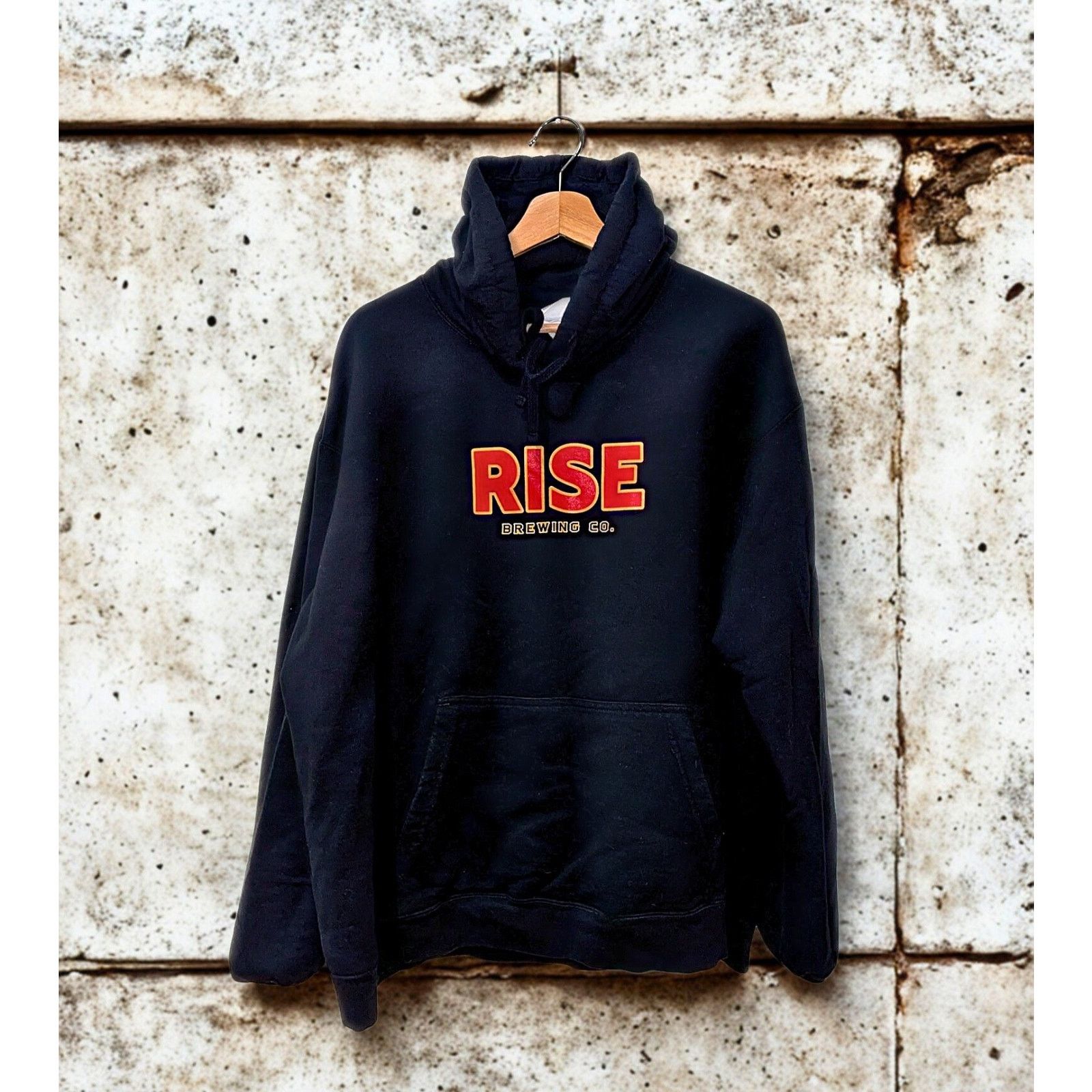 Port & Company Rise Brewing Co. Hoodie XL Black Nitro Cold Brew Coffee Rare Size US XL / EU 56 / 4 - 2 Thumbnail