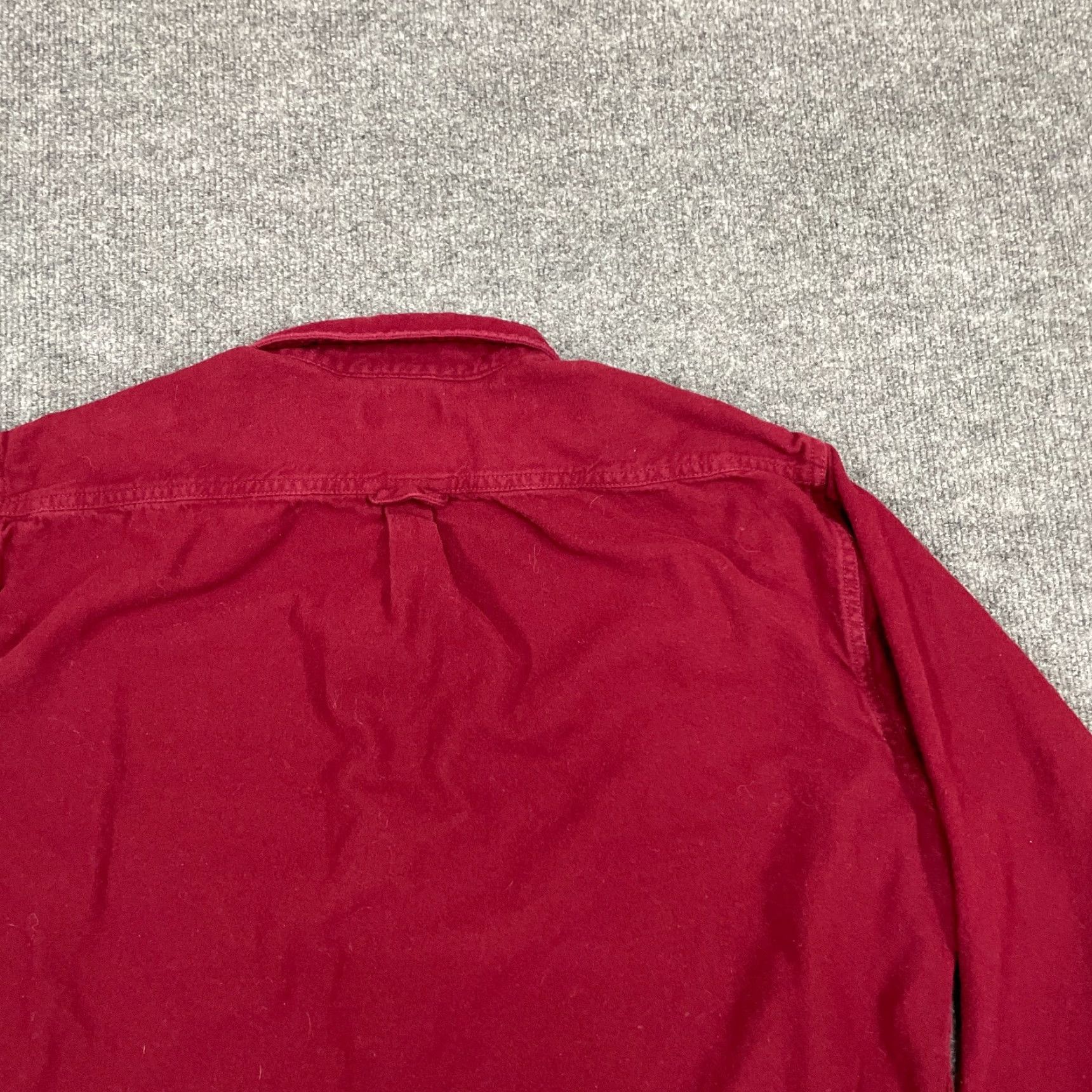 Eddie Bauer Eddie Bauer Shirt Adult XL Red Flannel Button-Up Maroon Casual Outdoors Mens Size US XL / EU 56 / 4 - 6 Thumbnail