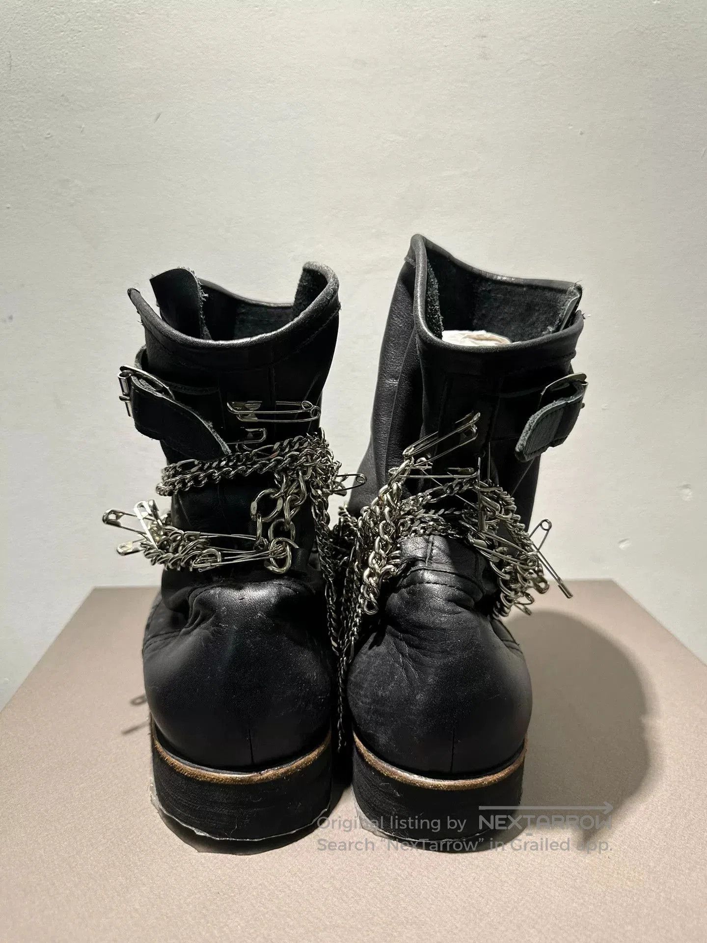 Comme des Garcons Homme Plus comme des garcons chain engineer boots. Size US 7.5 / EU 40-41 - 4 Thumbnail