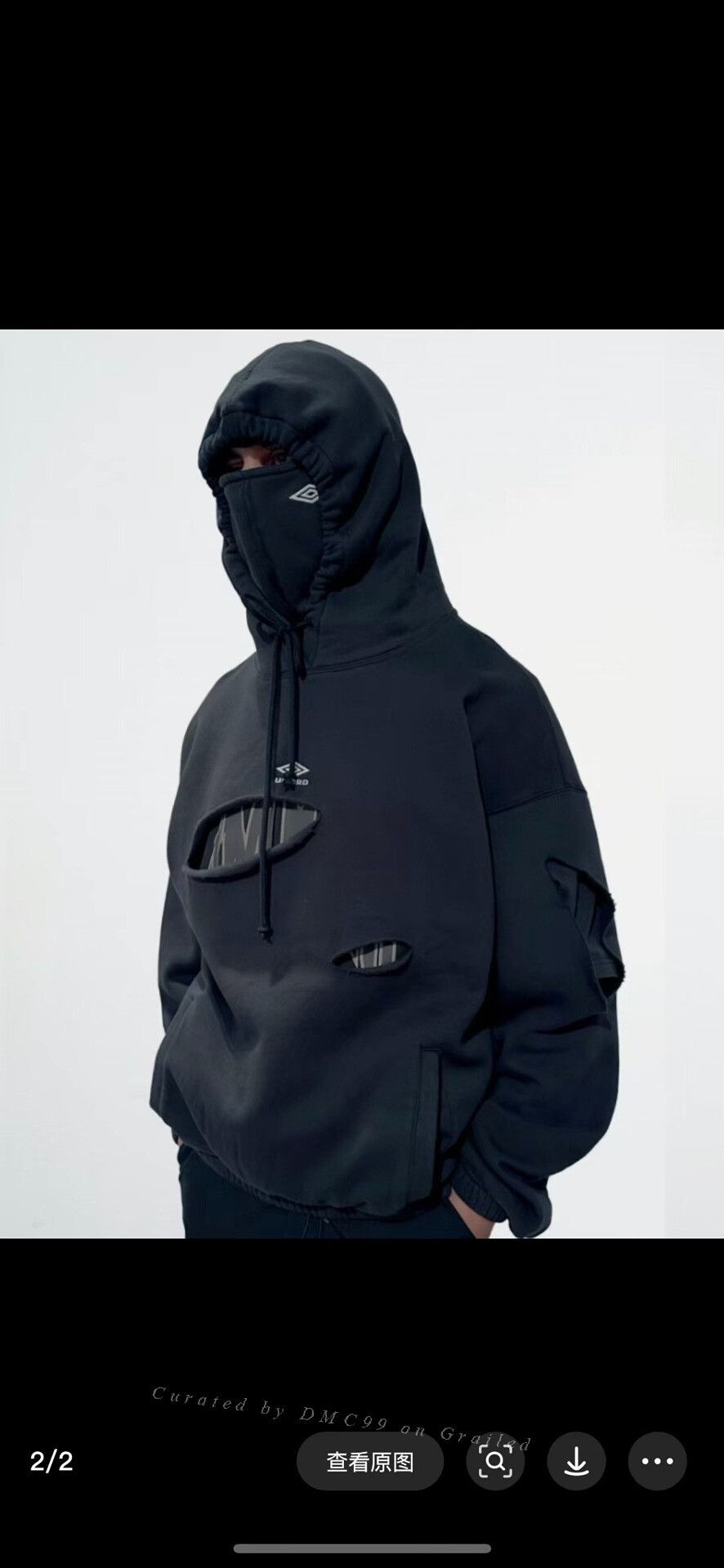 Slam Jam Umrbo Slam Jam 24AW Distressed Hoodie Size US S / EU 44-46 / 1 - 1 Preview