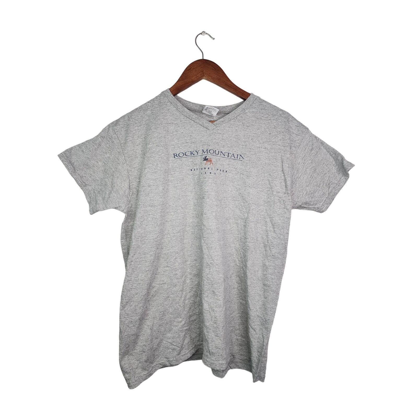 Vintage Vintage Womens Rocky Mountain Shirt Park VTG Tee 90s Large Size L / US 10 / IT 46 - 1 Thumbnail