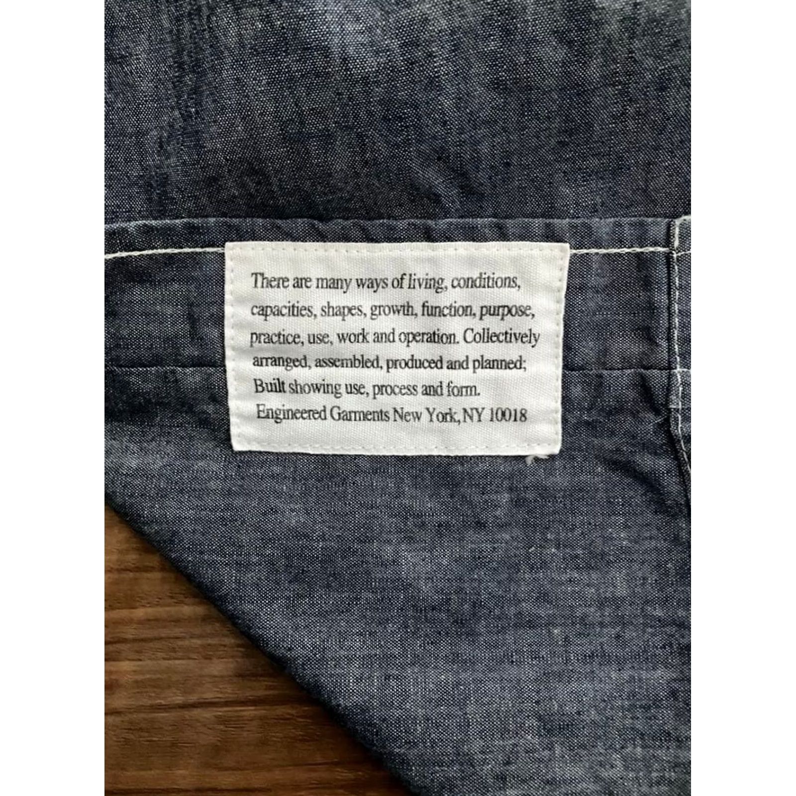 Engineered Garments Engineered Garments Cotton Black Button-Up Casual Shirt L Mens Long Sleeve Size L Black Cotton Button-Up Shirt Casual Mens Size US L / EU 52-54 / 3 - 4 Thumbnail