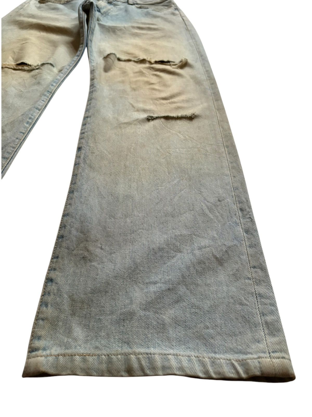 Japanese Brand Vintage Japanese Brand Rusty Mud Wash Distressed Baggy Jeans Size US 31 - 7 Thumbnail