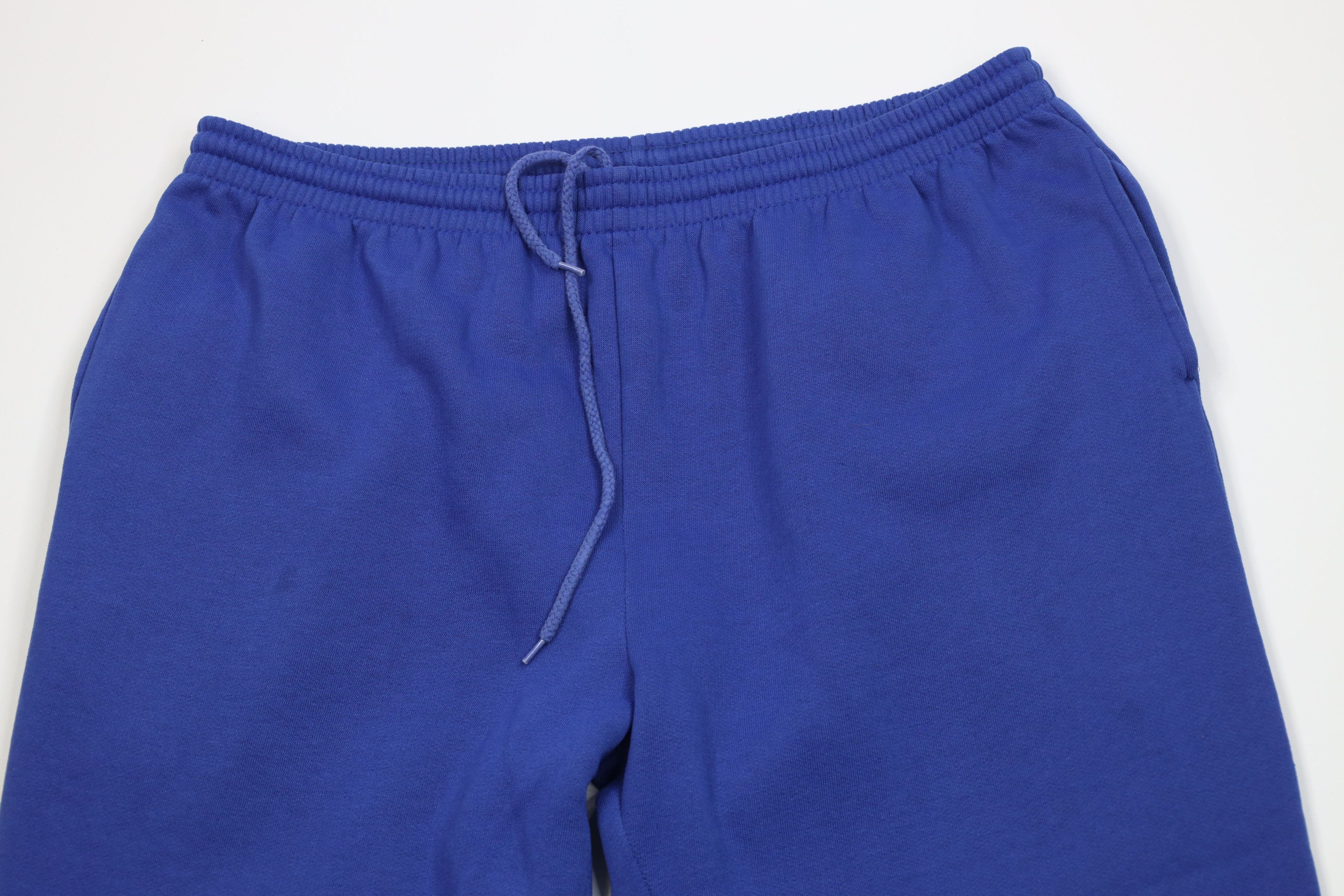 Vintage Vintage 90s Streetwear Blank Sweatpants Joggers Pants Blue Size US 36 / EU 52 - 2 Thumbnail