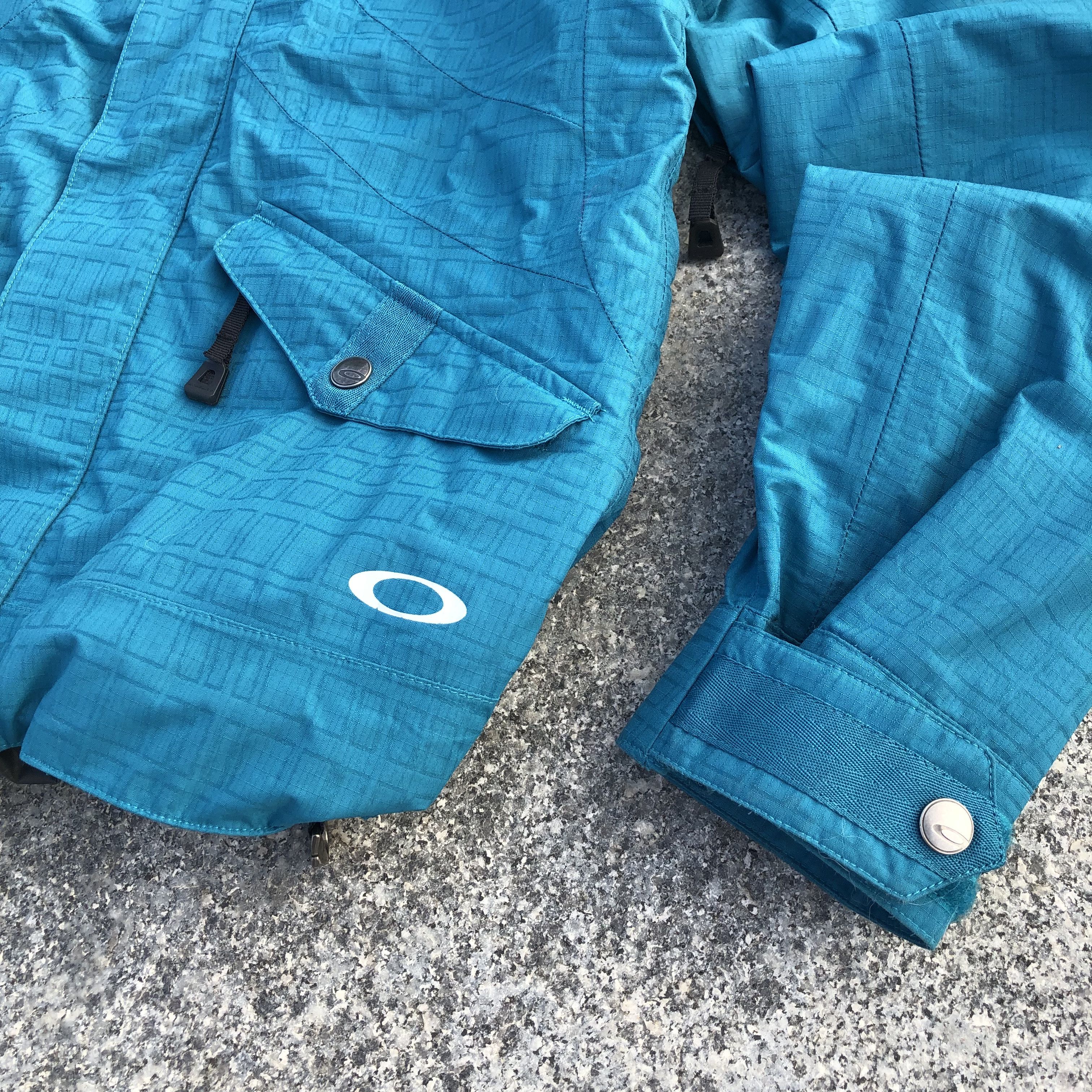 Oakley 00s Oakley Technical Ski Jacket Teal Blue Magnetic Closure Size US XS / EU 42 / 0 - 3 Thumbnail