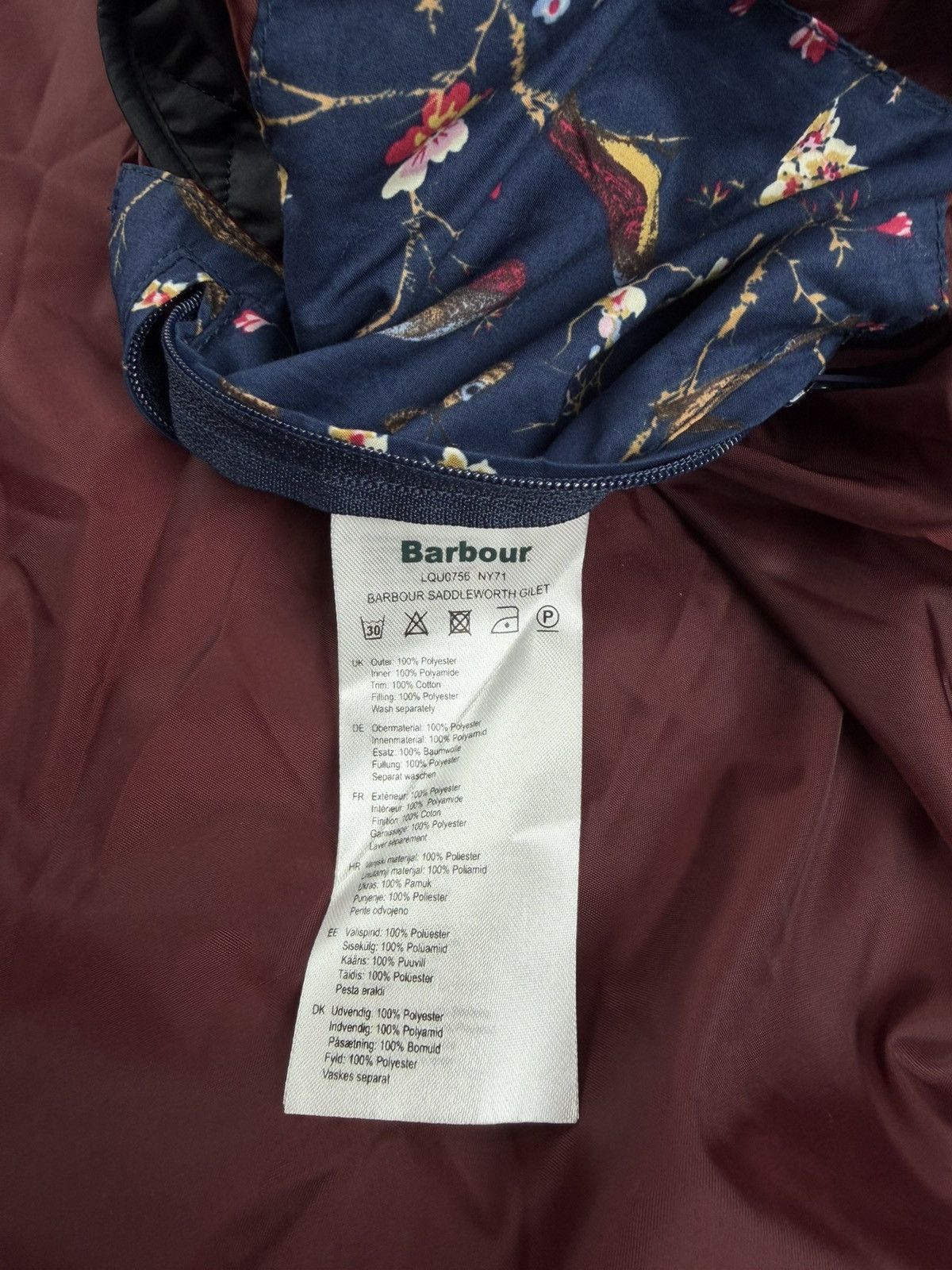 Barbour Barbour Saddleworth Quilted Gilet Vest Women’s Size UK 10 Size M / US 6-8 / IT 42-44 - 9 Thumbnail