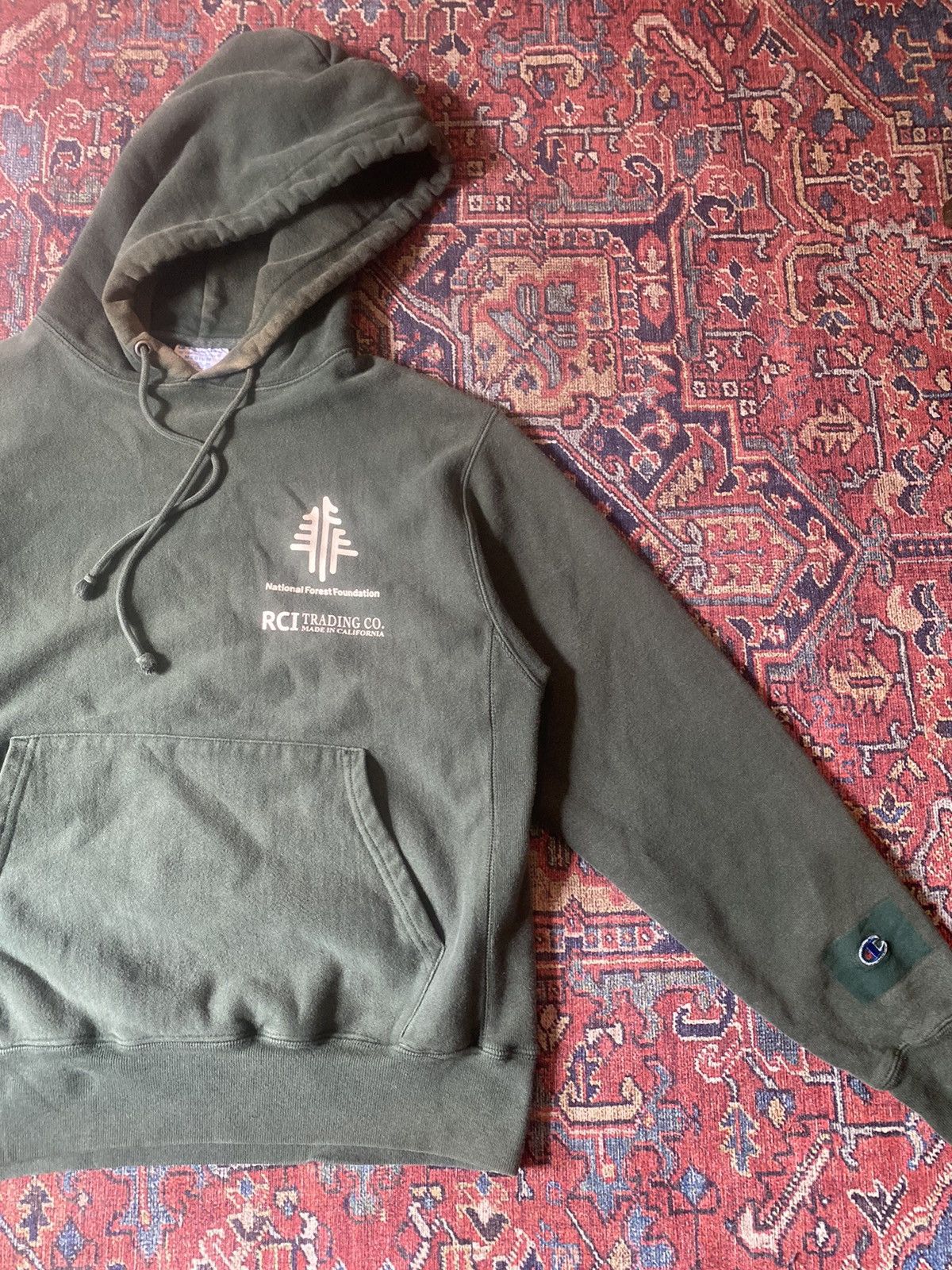 Champion × Reese Cooper Reese Cooper AW21 Show Forest Foundation Champion Hoodie Size US M / EU 48-50 / 2 - 2 Thumbnail