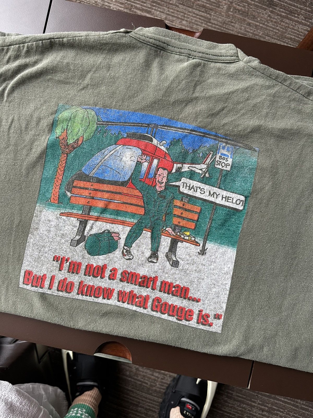 Vintage RARE! True Vintage “Bubba Gump” Forest Gump Aviation Tee Size US XL / EU 56 / 4 - 2 Thumbnail
