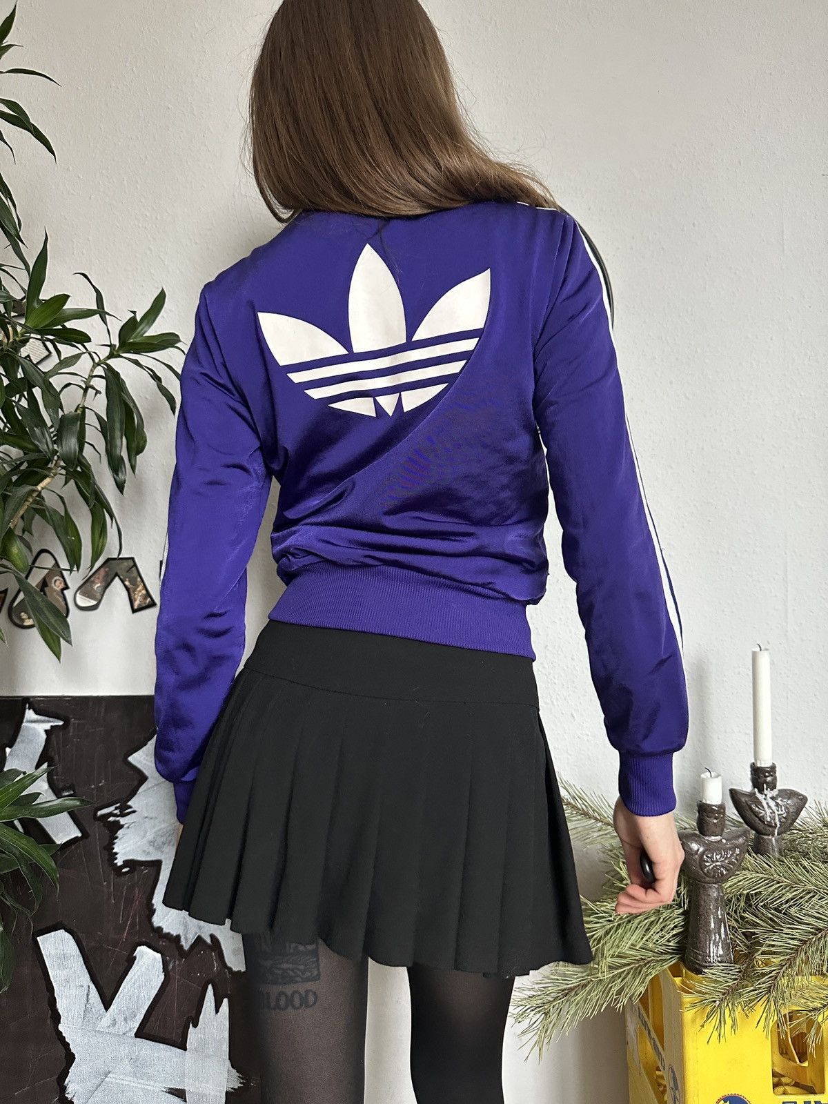 Adidas Adidas Vintage Track Jacket Coquette Block Core Size XS / US 0-2 / IT 36-38 - 4 Thumbnail