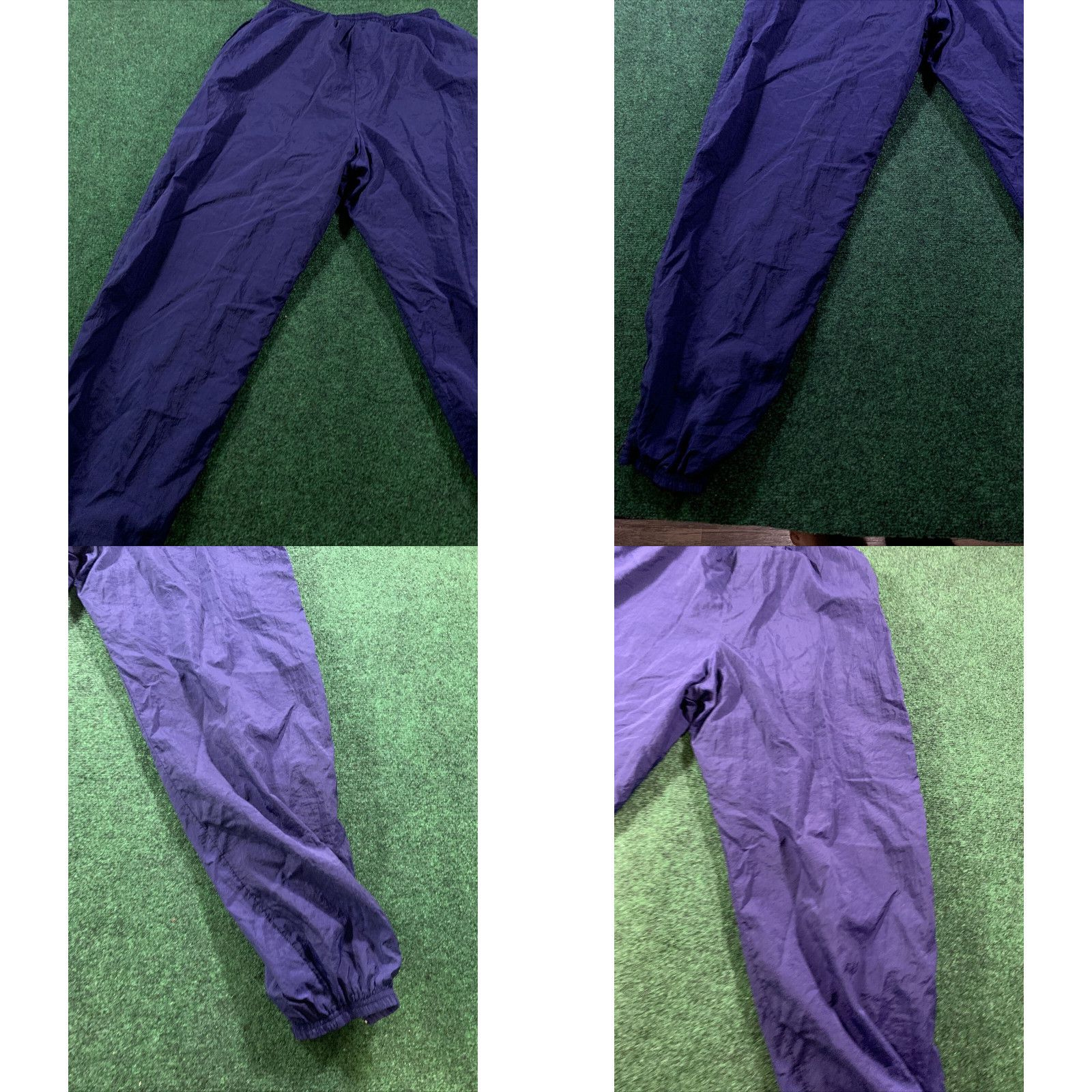 Nike Vintage 90s Nike Navy Silver Tag Running Pants Mens L Navy Nylon Joggers Size US 36 / EU 52 - 8 Thumbnail