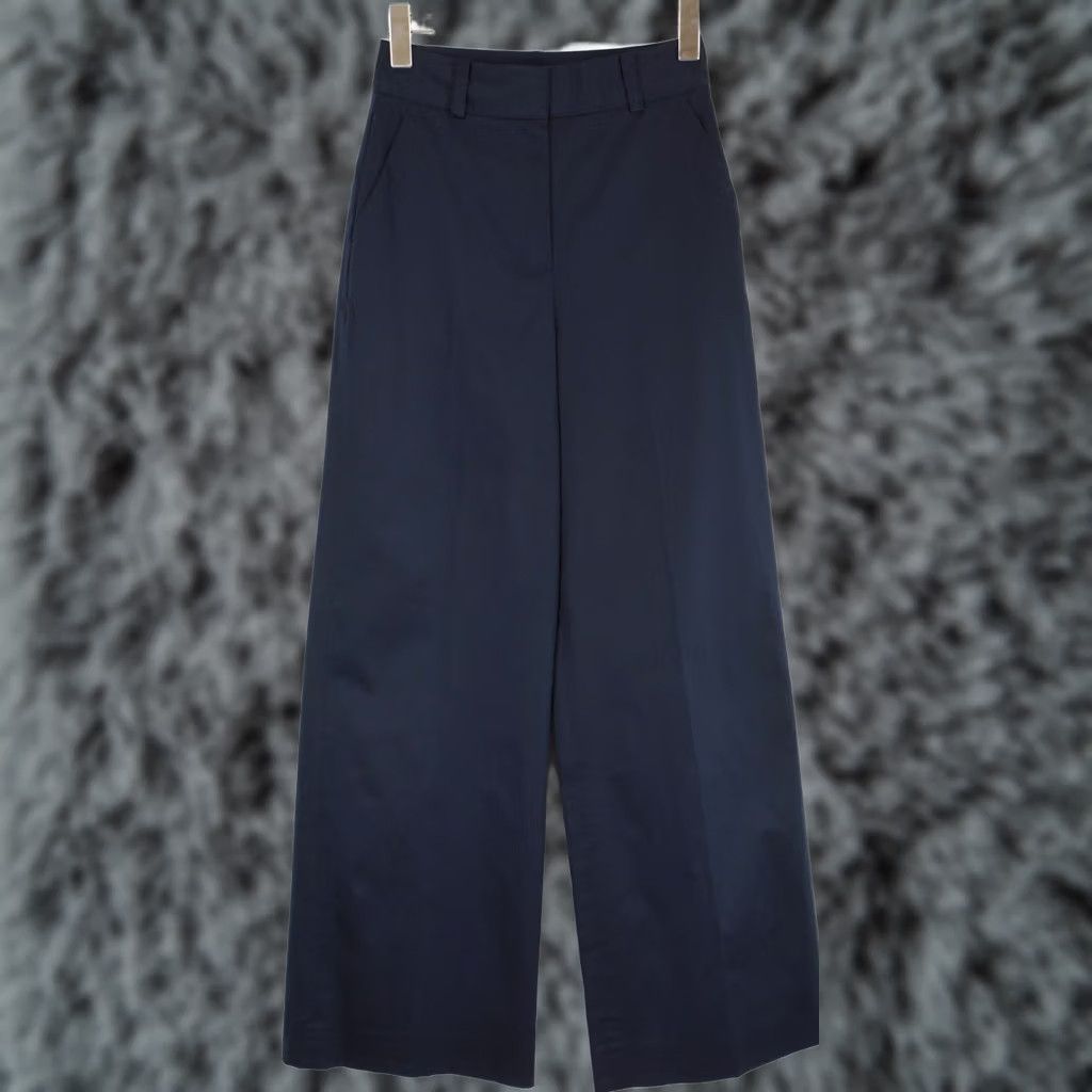 Brooks Brothers BROOKS BROTHERS Red Fleece Trousers Women's UK 6 Zip Fly Flared Leg Logo Blue Size 28" / US 6 / IT 42 - 1 Thumbnail