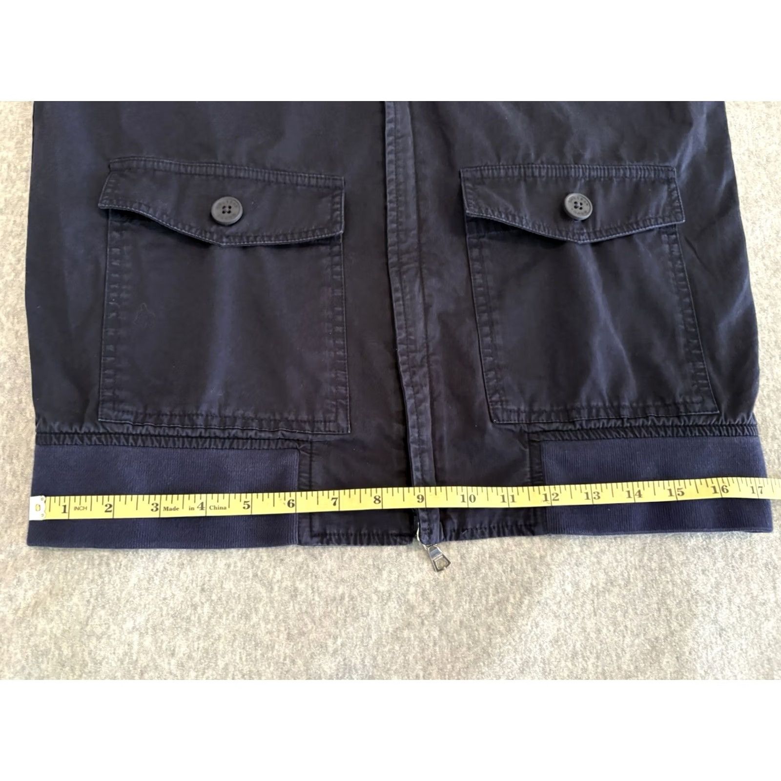 Orlebar Brown Orlebar Brown Jacket Navy Blue Full Zip 007 James Bond S Men Canvas Zip Navy Blue Small Size US S / EU 44-46 / 1 - 7 Thumbnail