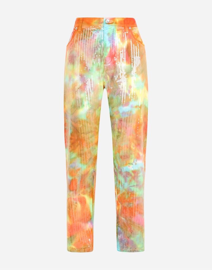 Dolce & Gabbana o1y0925 Casual Pant in Multicolor Size 28" / US 6 / IT 42 - 1 Thumbnail