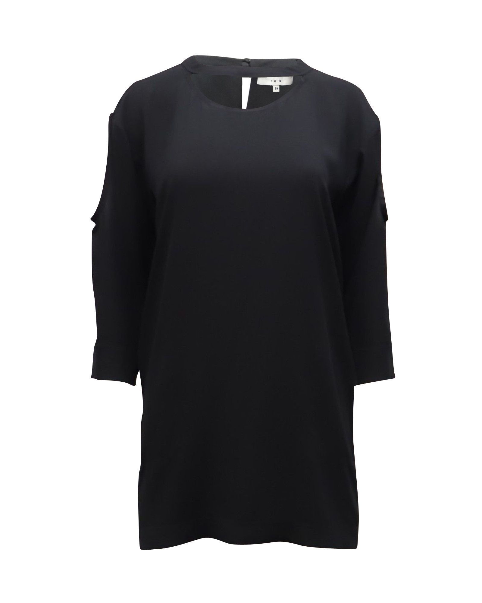 Iro Iro Cut Out Cold Shoulder Dress in Black Polyester Size S / US 4 / IT 40 - 1 Thumbnail