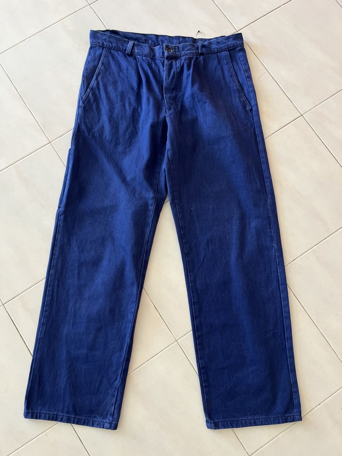 Le Laboureur Vintage 70s / 80s French Work Pants Size US 41 - 10 Thumbnail