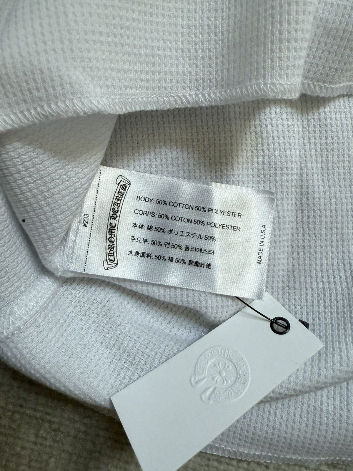 Chrome Hearts Chrome Hearts New Thermal Scroll Long Sleeve Size US M / EU 48-50 / 2 - 4 Thumbnail