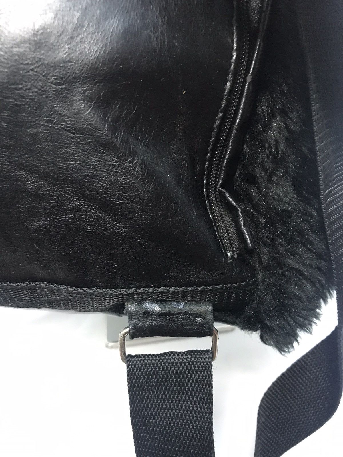 Swimmer Mink Fur Black Bag