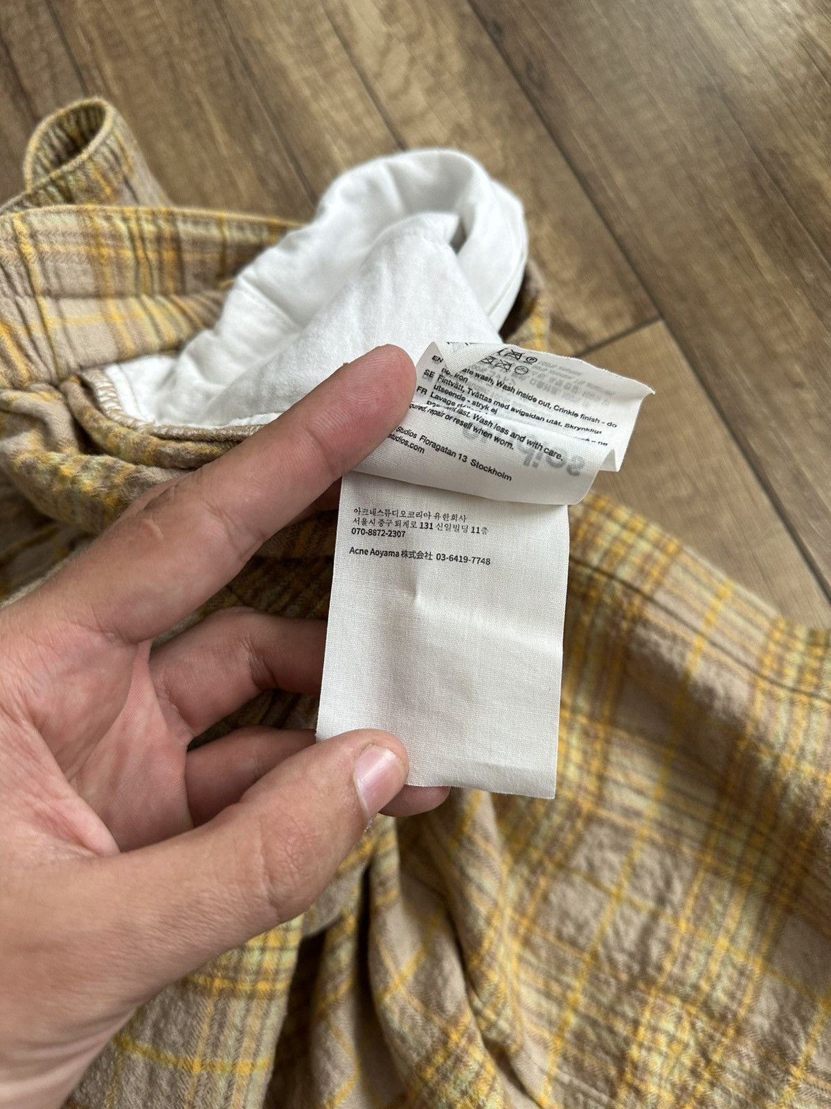 Acne Studios Acne Studios Check Trousers Pants Size US 30 / EU 46 - 13 Thumbnail