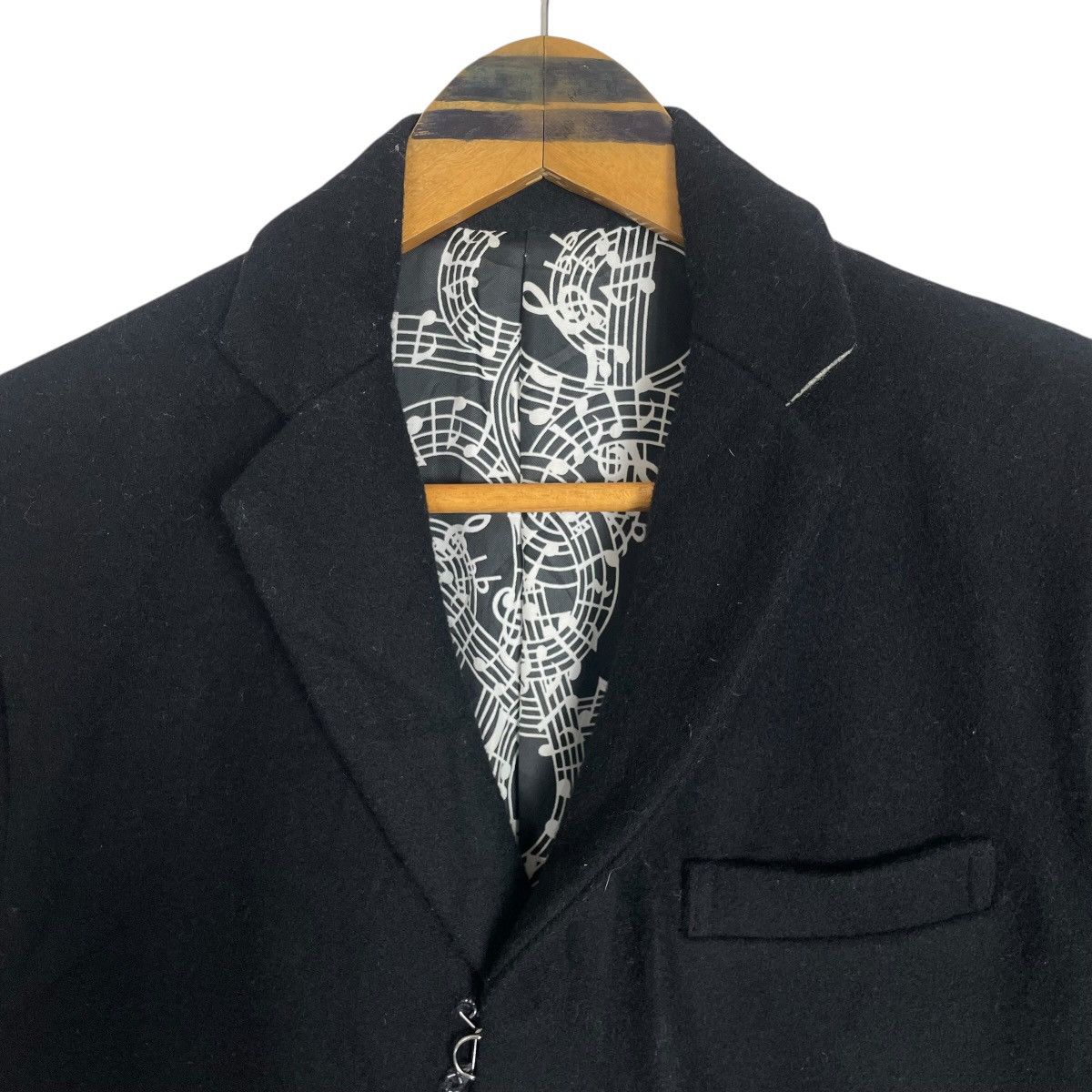 Number (N)ine Number (N)ine x Studios Musical Note Chester Coat Size US S / EU 44-46 / 1 - 6 Thumbnail