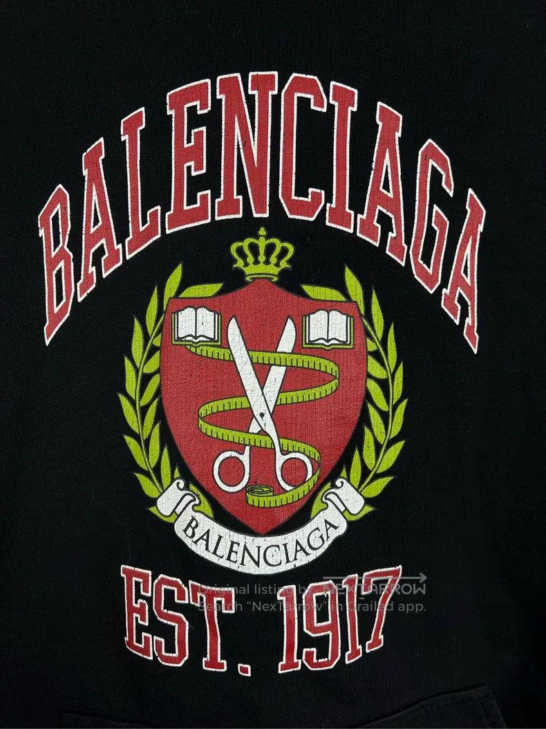 Balenciaga Balenciaga Distressed Scissor Hoodie Size US L / EU 52-54 / 3 - 3 Thumbnail