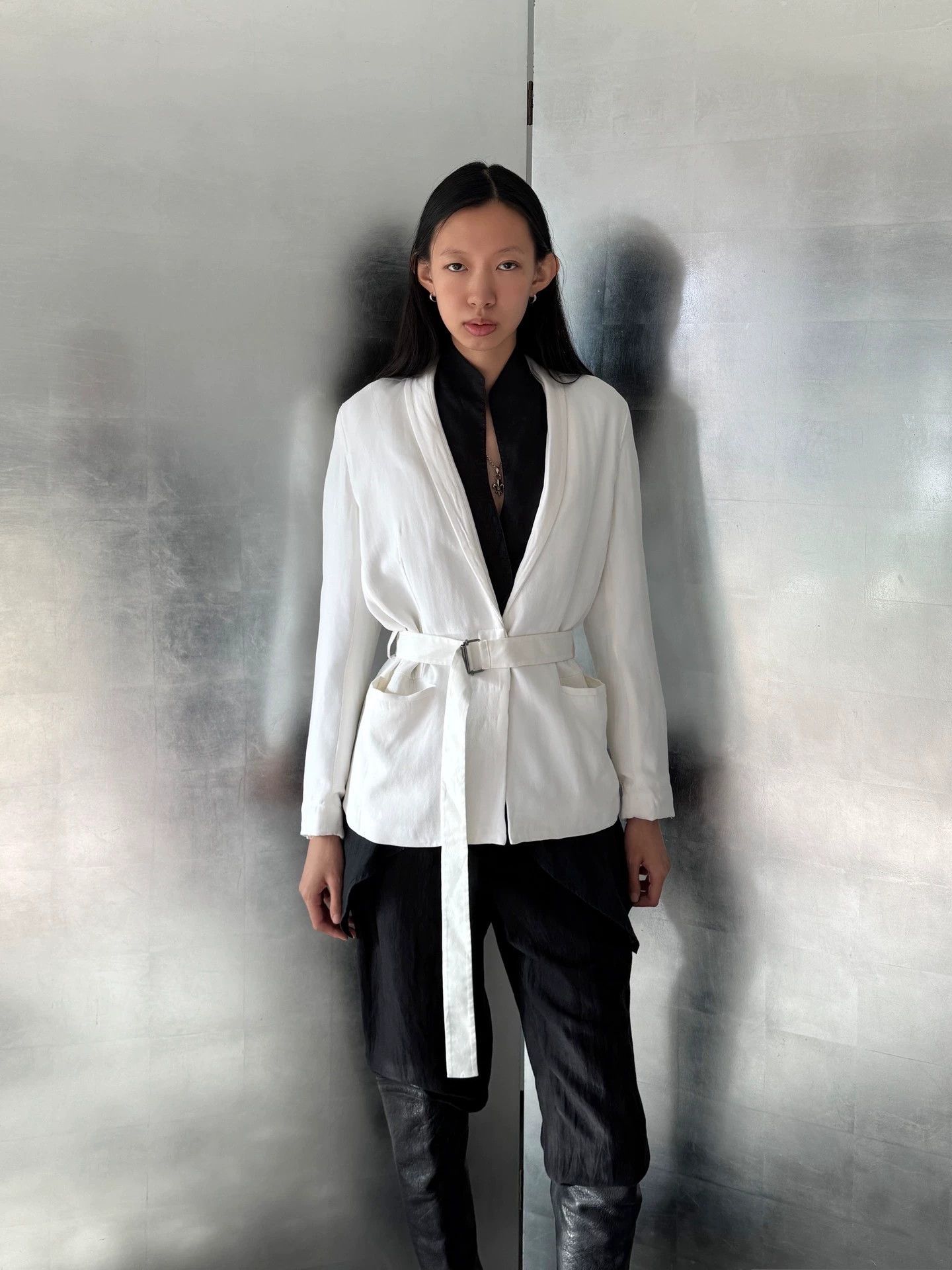 Helmut Lang Helmut Lang Vintage Archive Waist Cinched Blazer Size0 US Size XS / US 0-2 / IT 36-38 - 1 Thumbnail