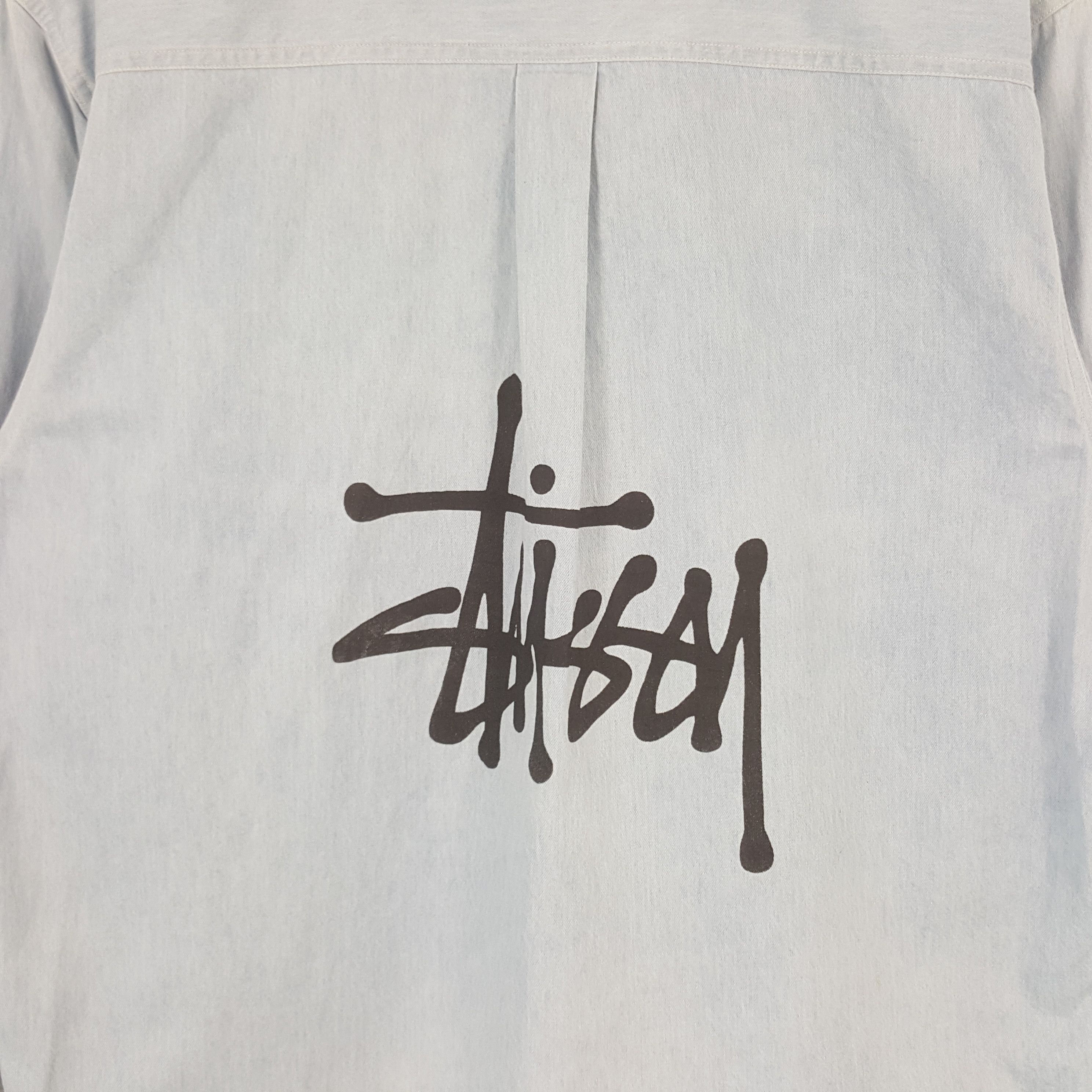 Stussy × Vintage Vintage Stussy American Streetwear Shirt Button Up C285N36 Size US XL / EU 56 / 4 - 2 Thumbnail