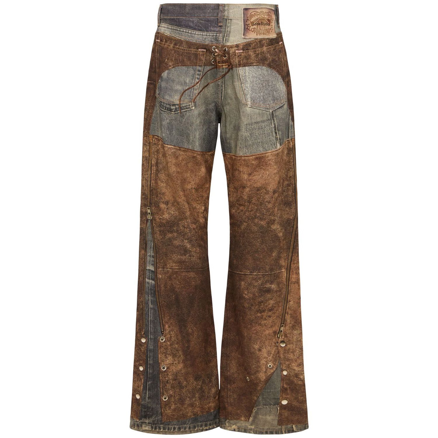 Acne Studios ACNE STUDIOS Blue/Brown Jeans New & Authentic (Men's size:US Size US 36 / EU 52 - 2 Thumbnail